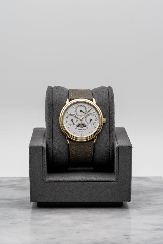 Audemars Piguet Quantième Perpétuel 25657BA, Silver Dial