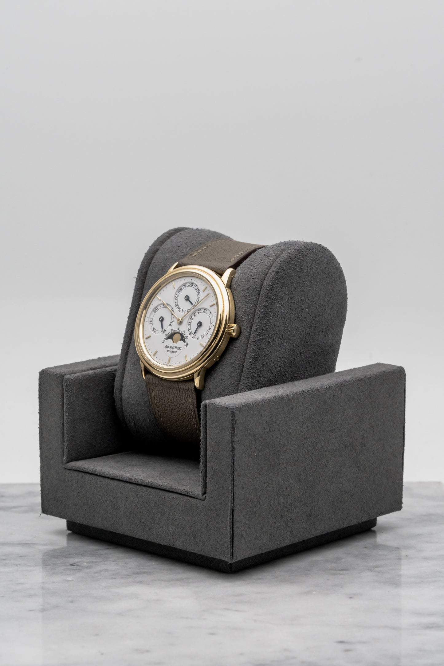 Audemars Piguet Quantième Perpétuel 25657BA, Silver Dial