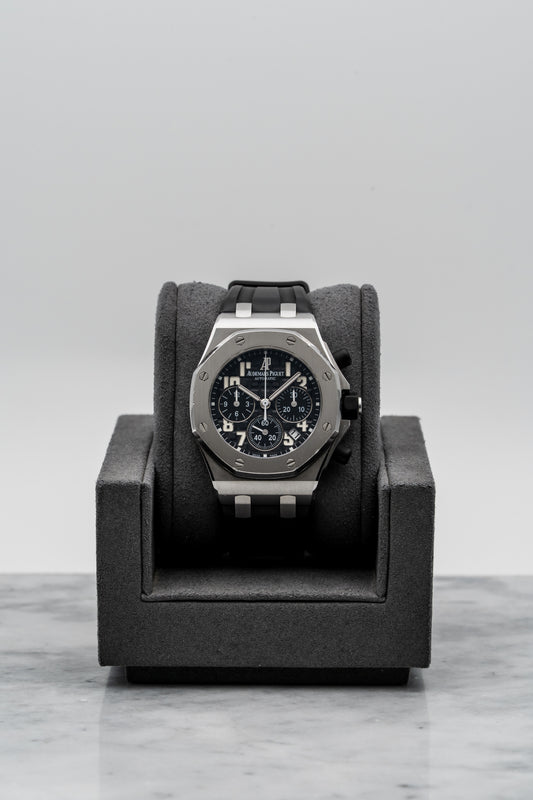 Audemars Piguet Royal Oak Offshore Ladies Chronograph 26283ST Stainless Steel, Black Dial