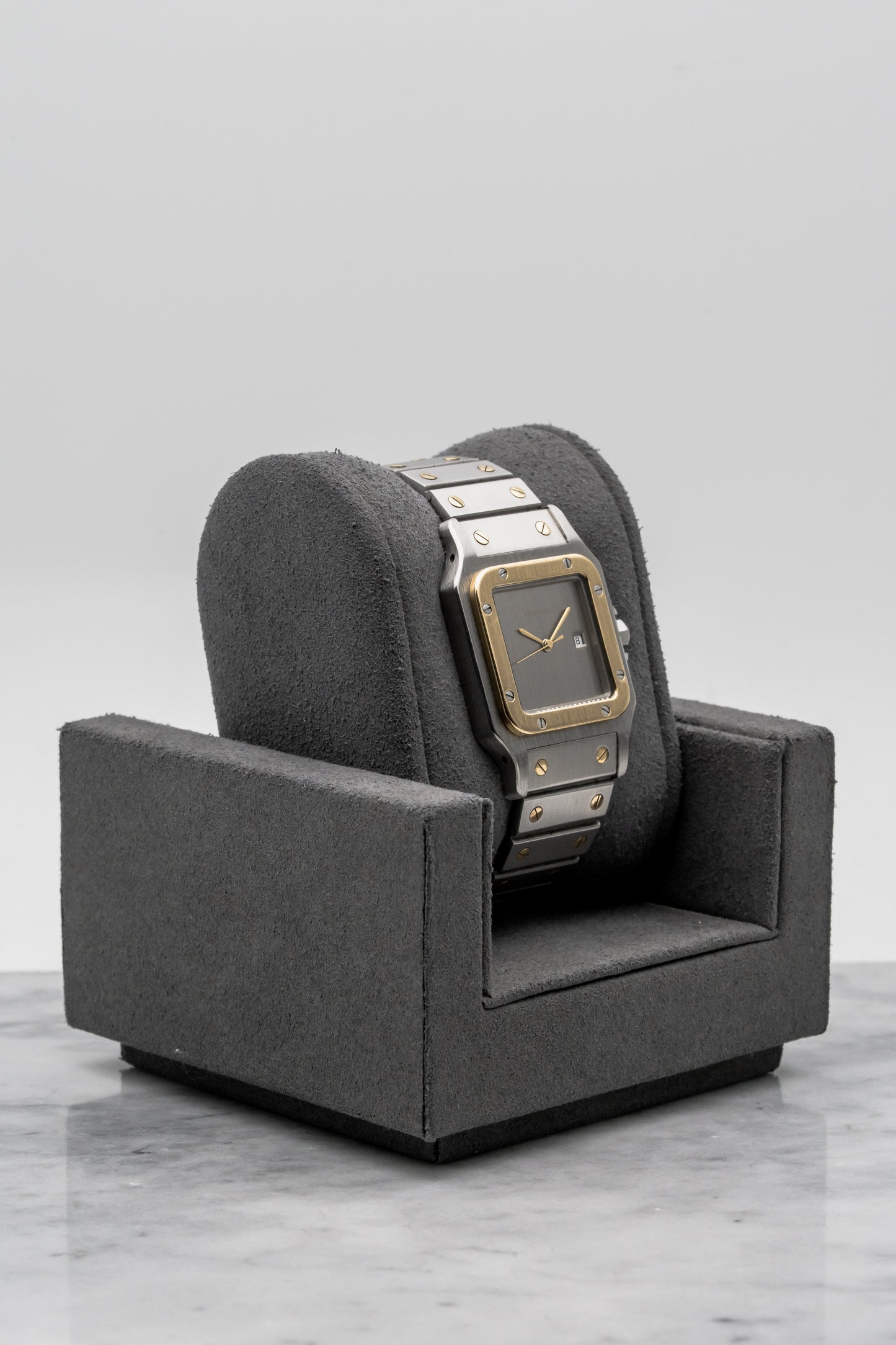 Cartier Carrée “Ghost” HG 2961, Silver Dial