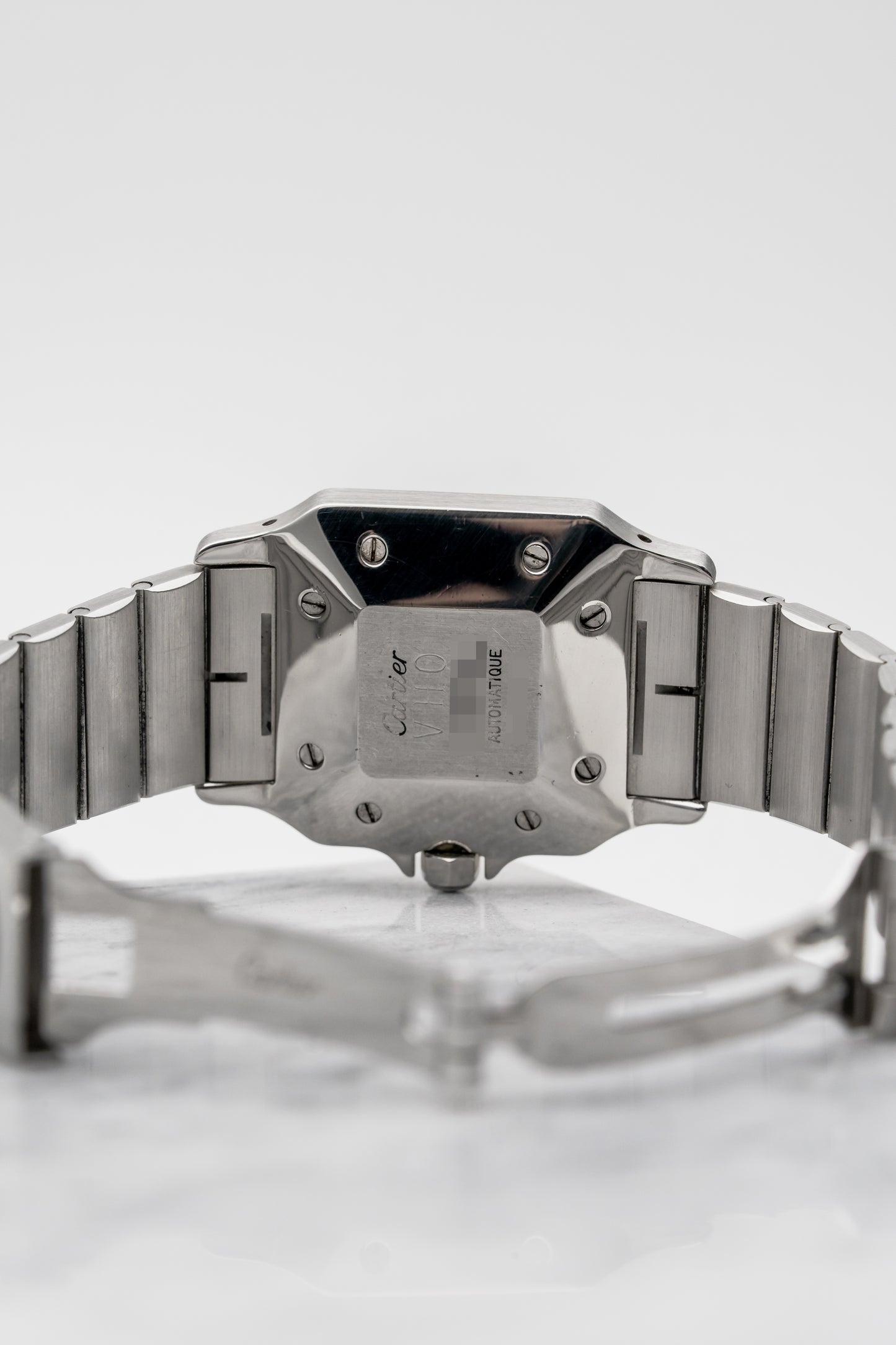 Cartier Carrée “Ghost” HG 2961, Silver Dial