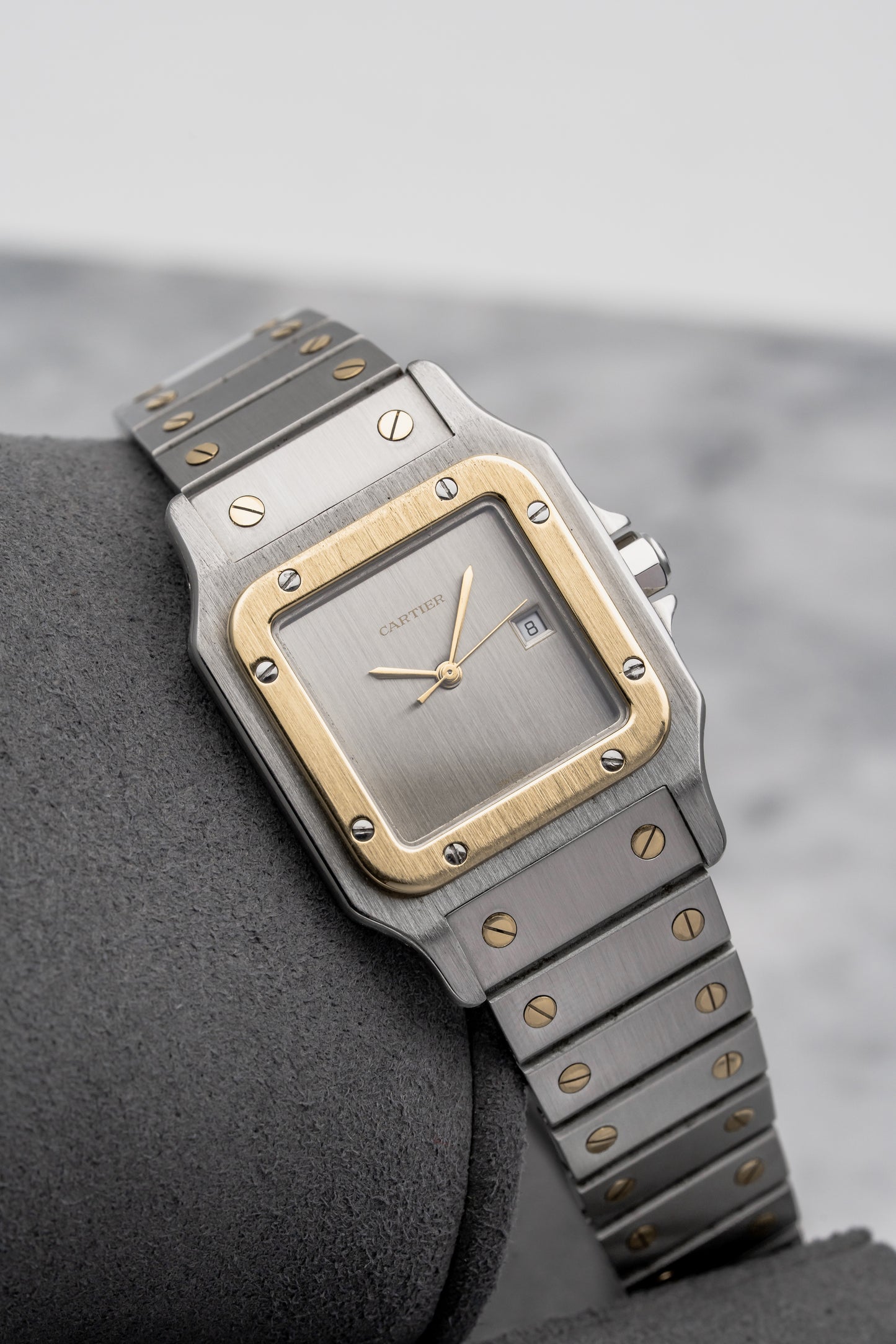 Cartier Carrée “Ghost” HG 2961, Silver Dial