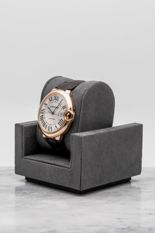 Cartier Ballon Bleu WGBB030 Silver Guilloché Dial