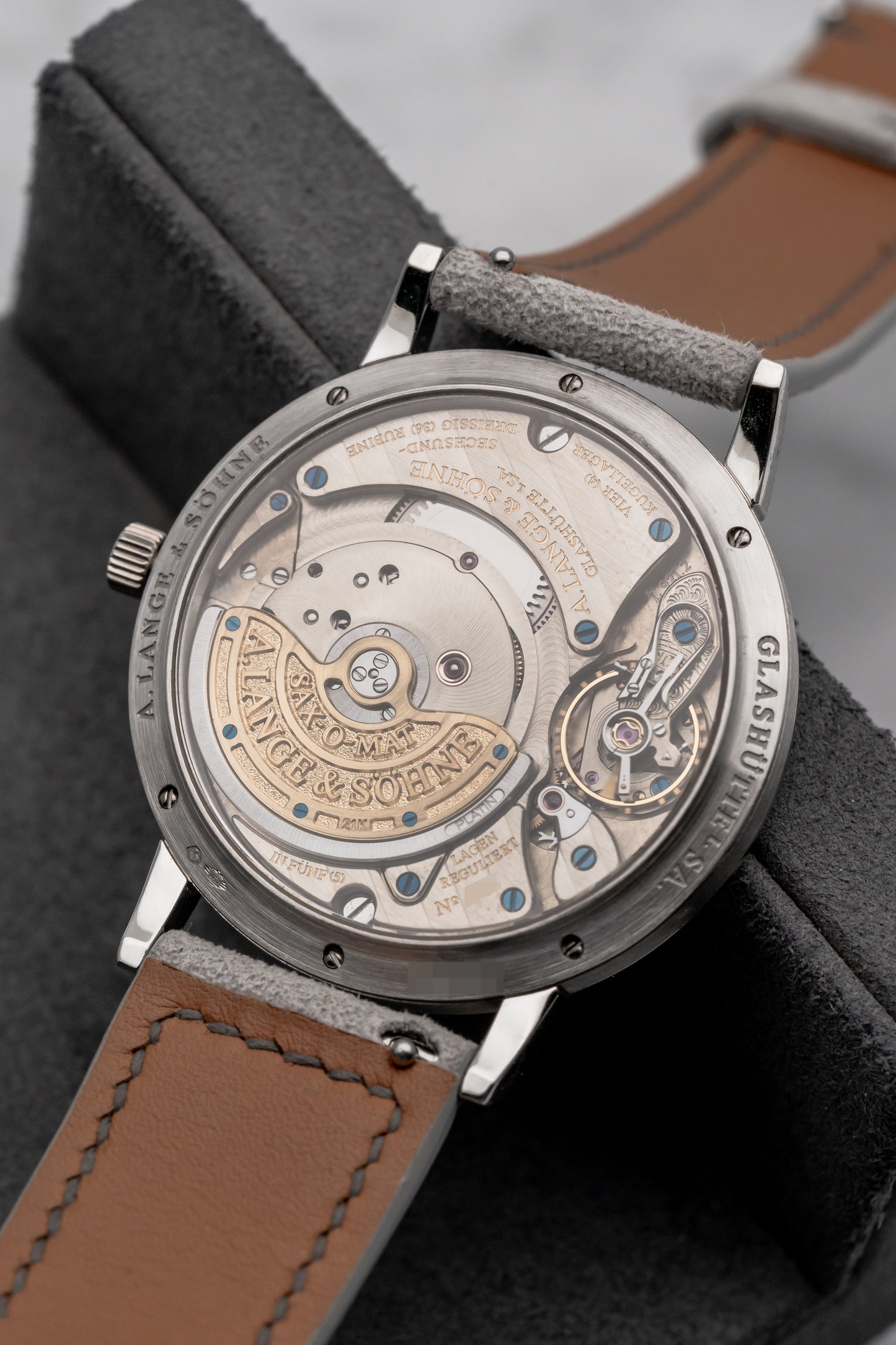A. Lange & Söhne Saxonia Automatic 301.025 Silver Dial