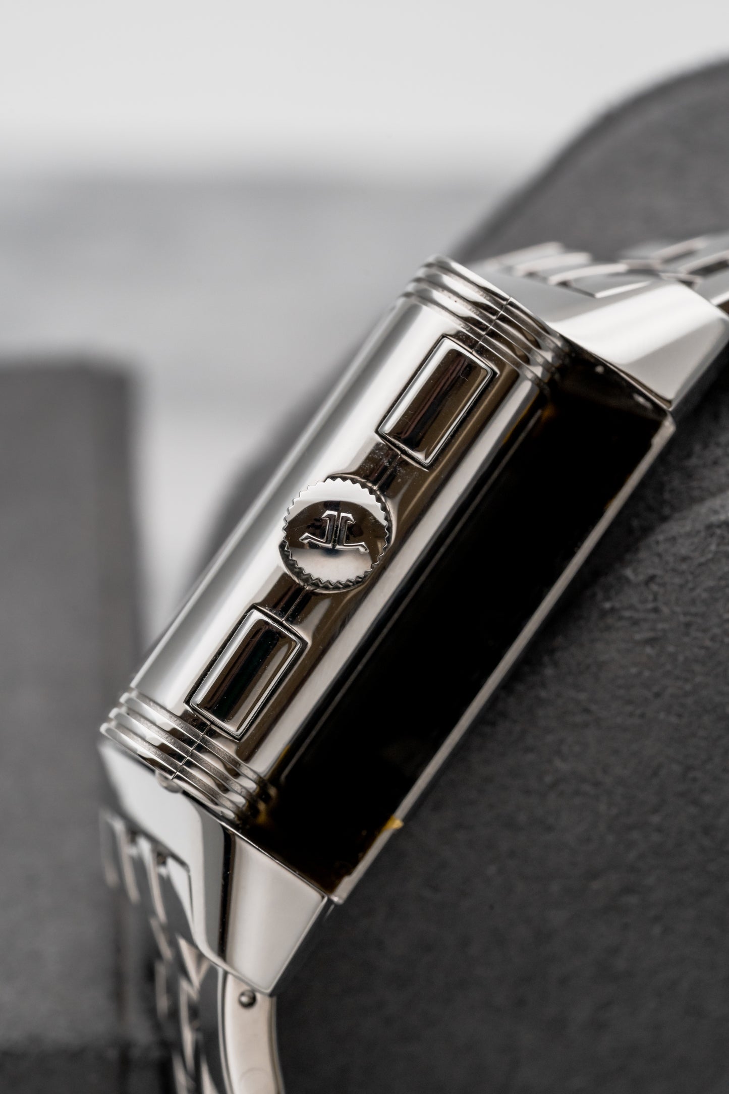 Jaeger-LeCoultre Reverso Grande GMT Q3028120 Silver/Black Dial