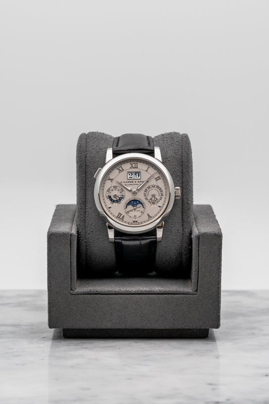 A. Lange & Söhne Langematik Perpetual Platinum 310.025 Silver Dial