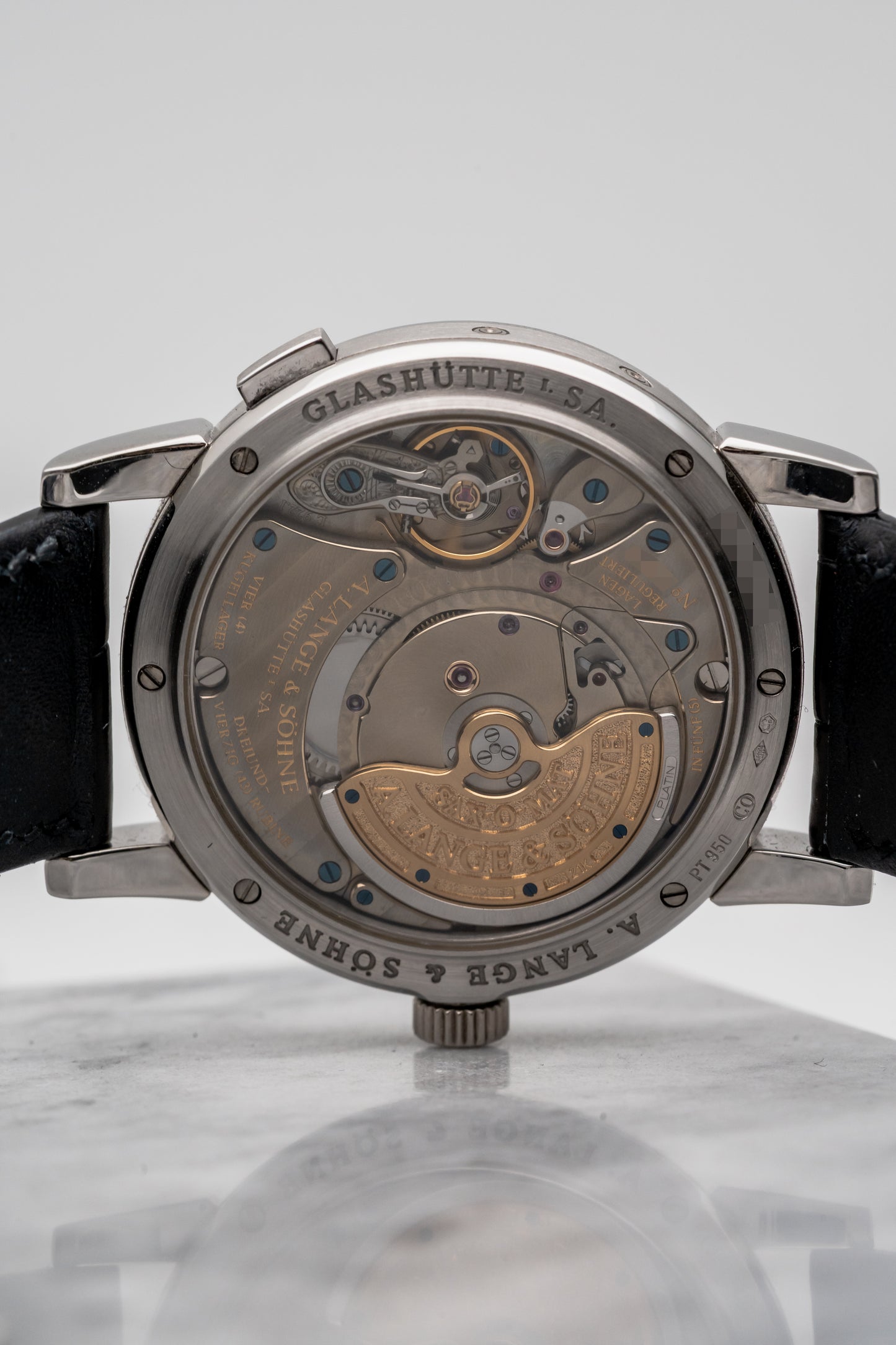 A. Lange & Söhne Langematik Perpetual Platinum 310.025 Silver Dial