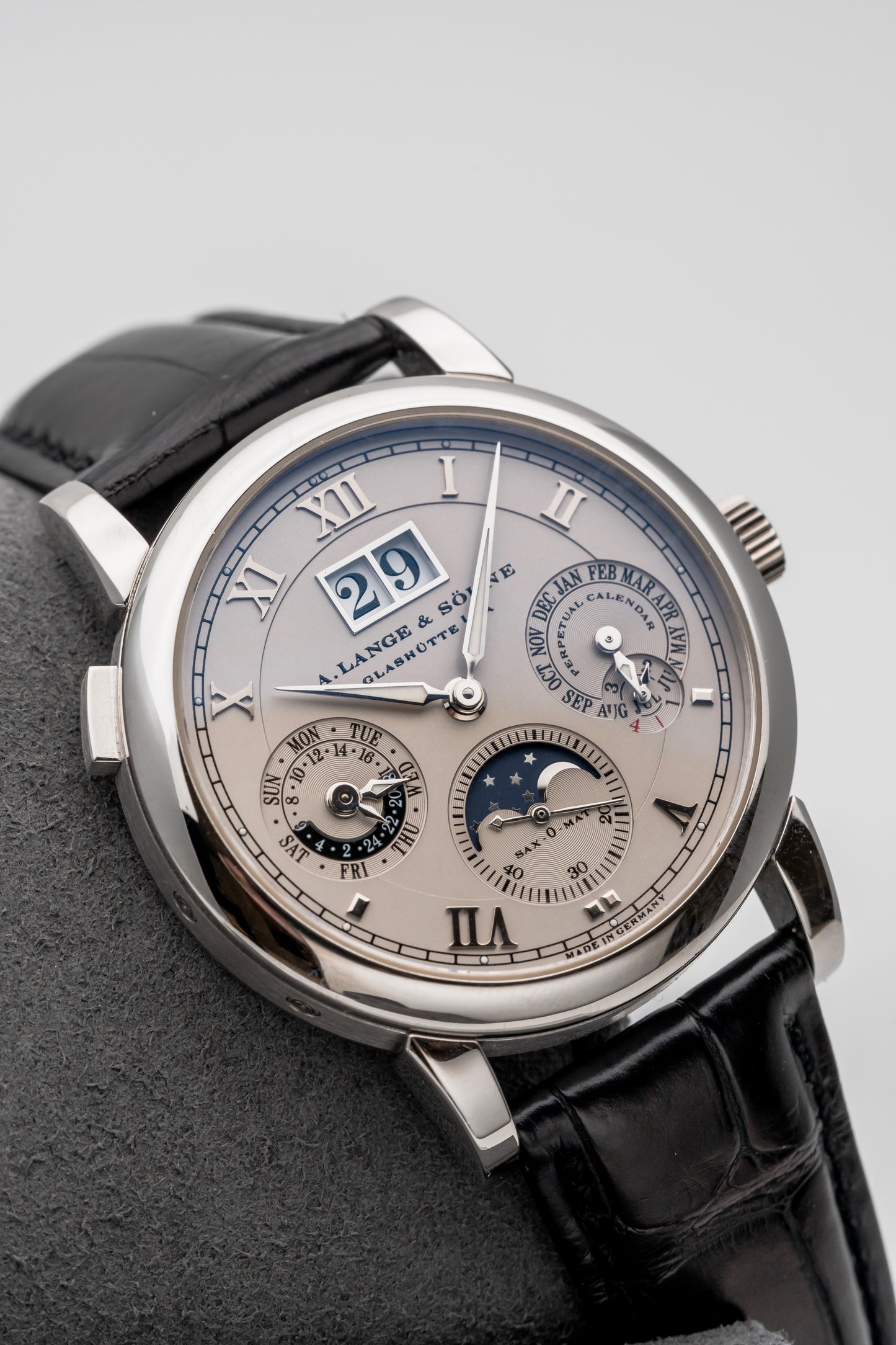A. Lange & Söhne Langematik Perpetual Platinum 310.025 Silver Dial