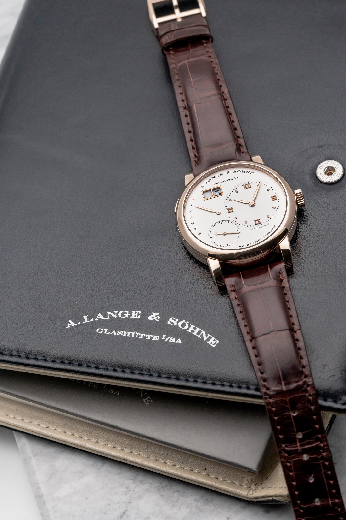 A. Lange & Söhne Lange 1 Daymatic 320.032 Silver Dial