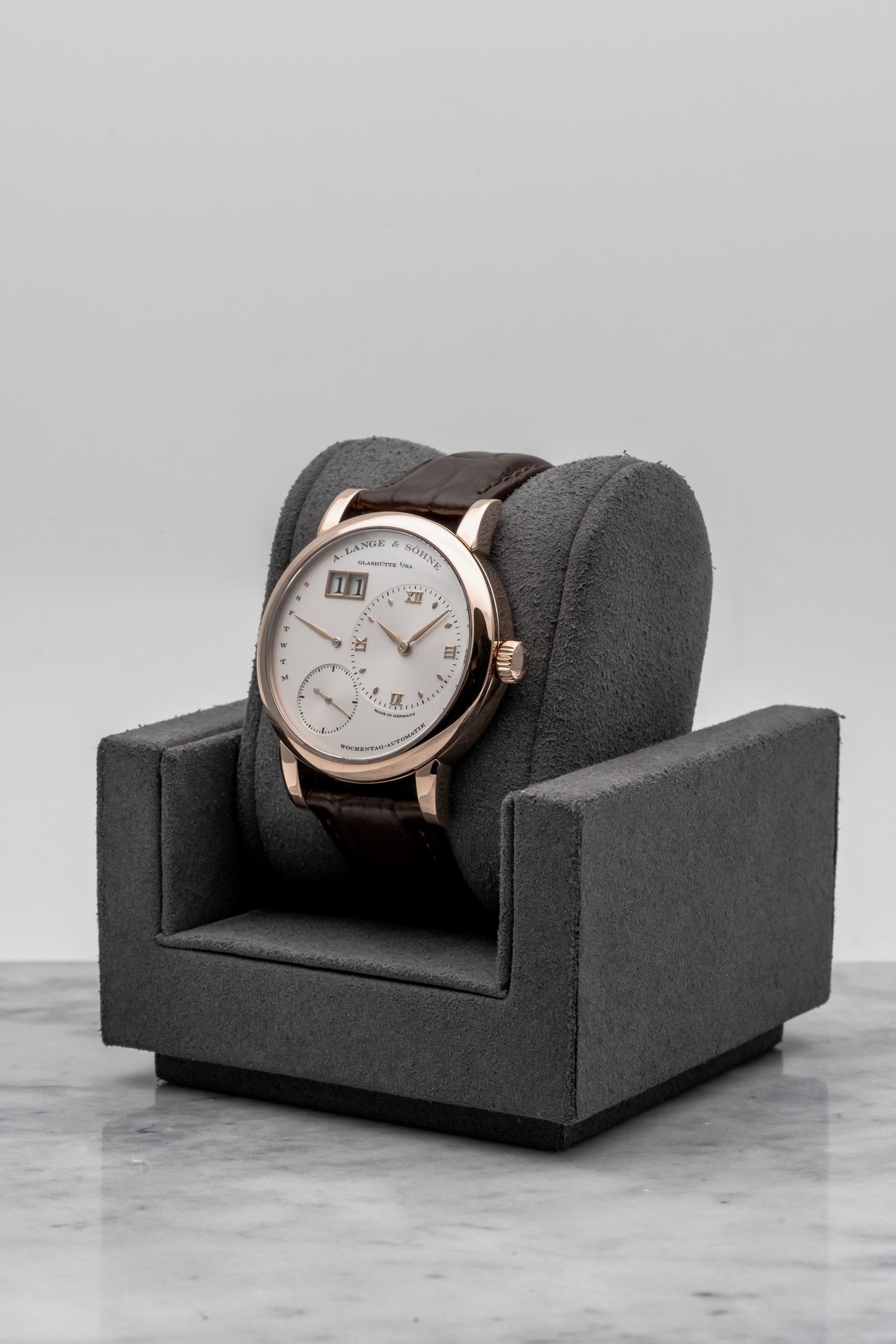 A. Lange & Söhne Lange 1 Daymatic 320.032, Silver Dial, Rose Gold