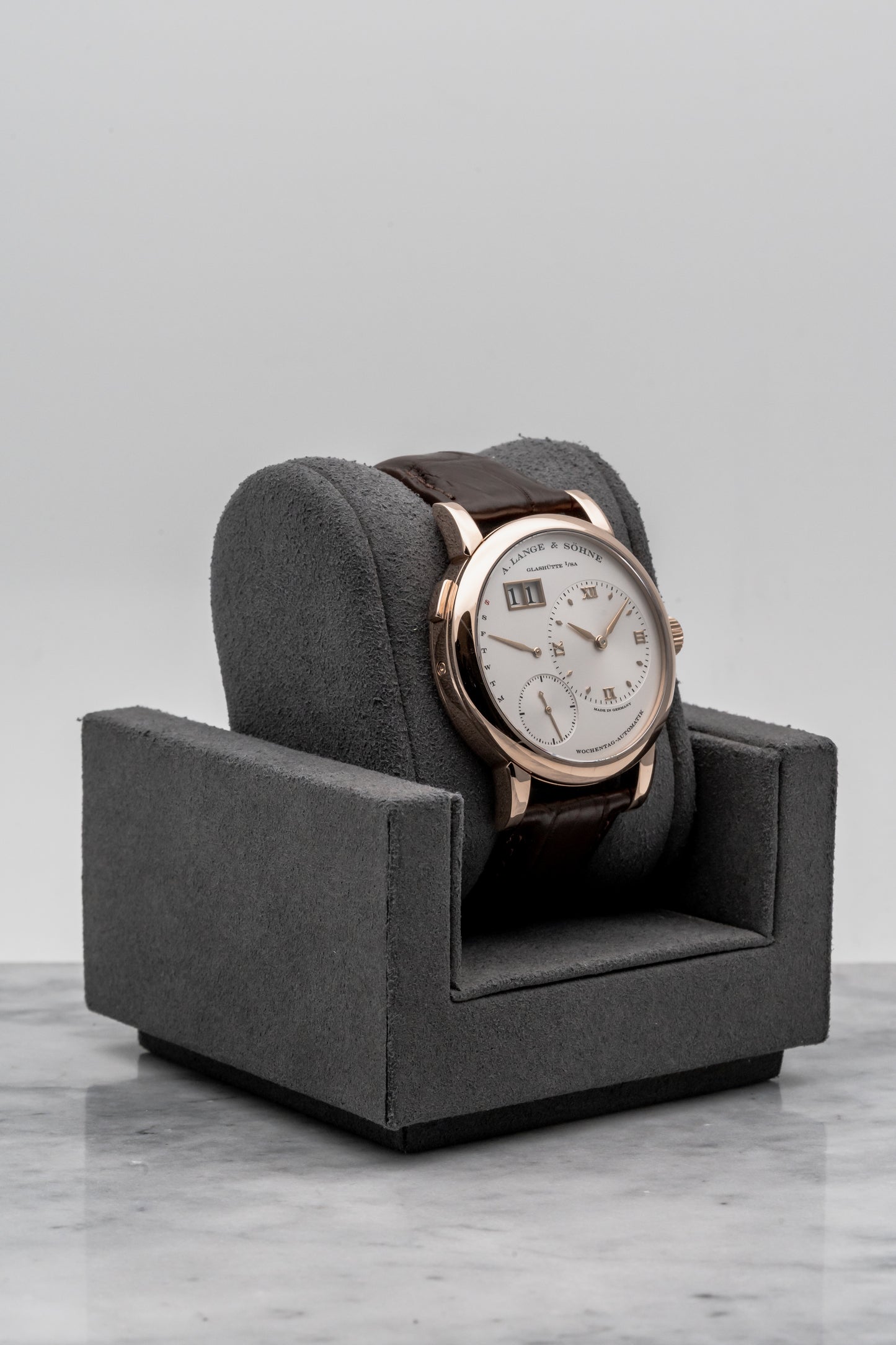 A. Lange & Söhne Lange 1 Daymatic 320.032, Silver Dial, Rose Gold