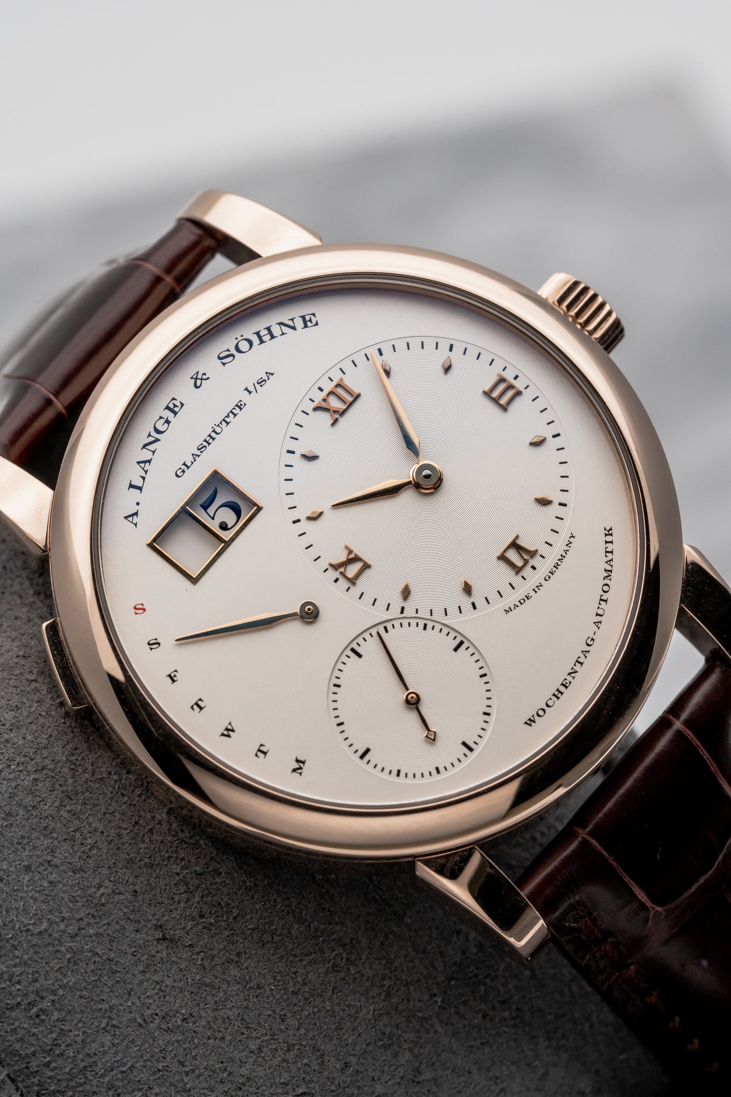 A. Lange & Söhne Lange 1 Daymatic 320.032 Silver Dial