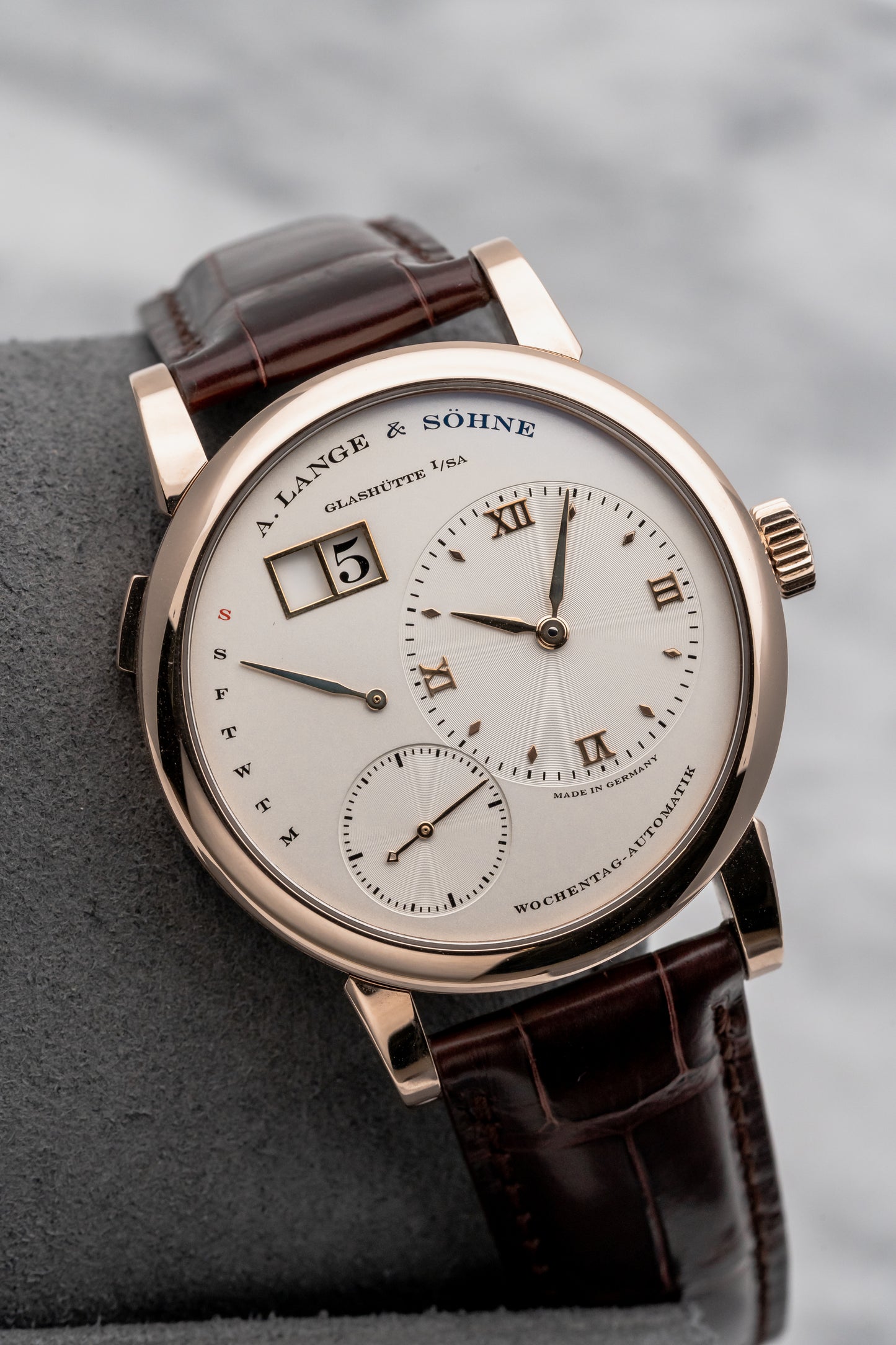 A. Lange & Söhne Lange 1 Daymatic 320.032 Silver Dial