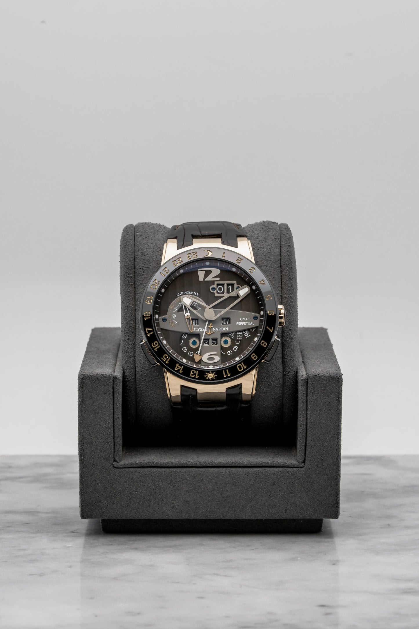 Ulysse Nardin El Toro GMT Perpetual 322-00, Brown Dial