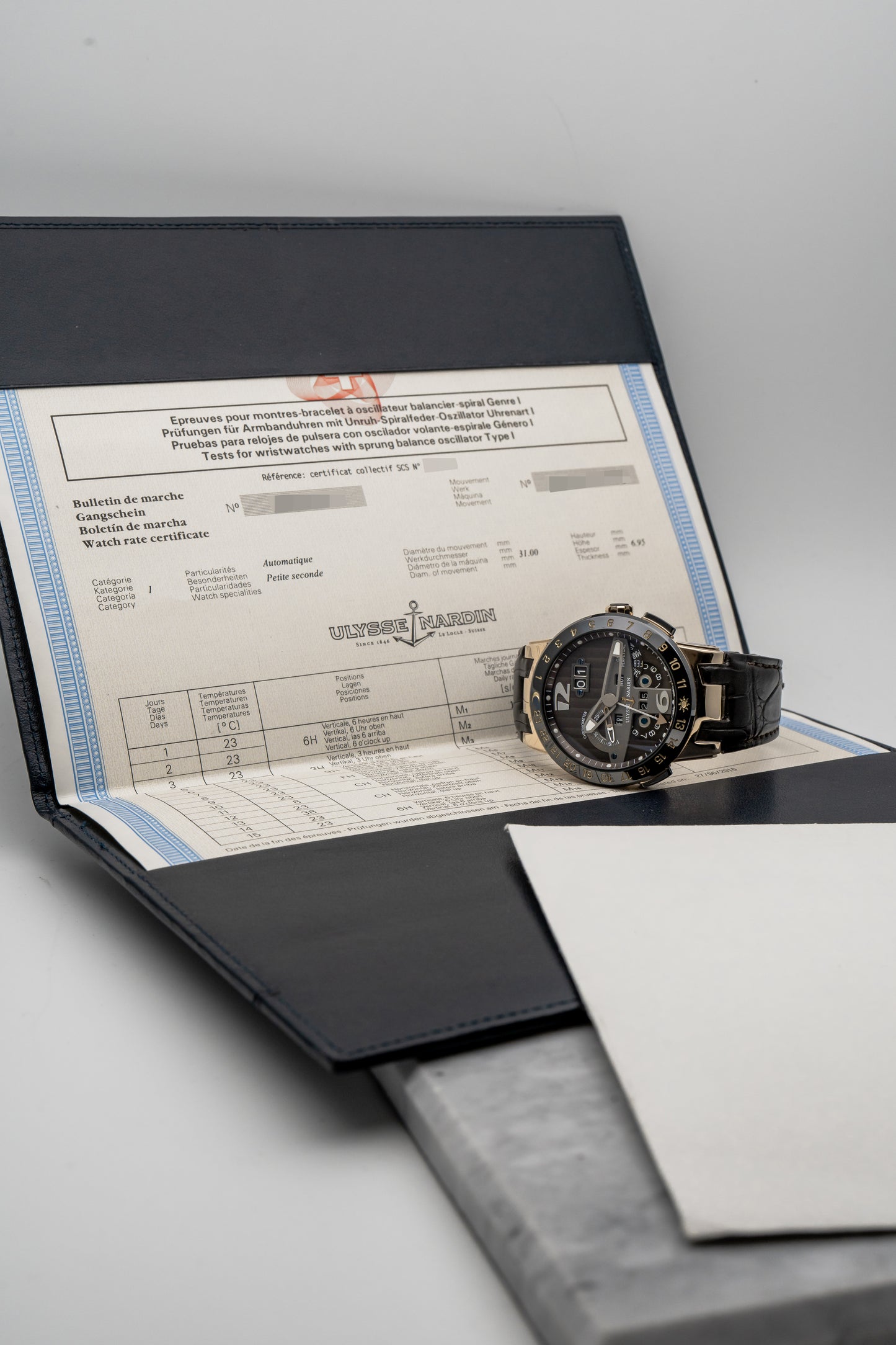 Ulysse Nardin El Toro GMT Perpetual 322-00, Brown Dial