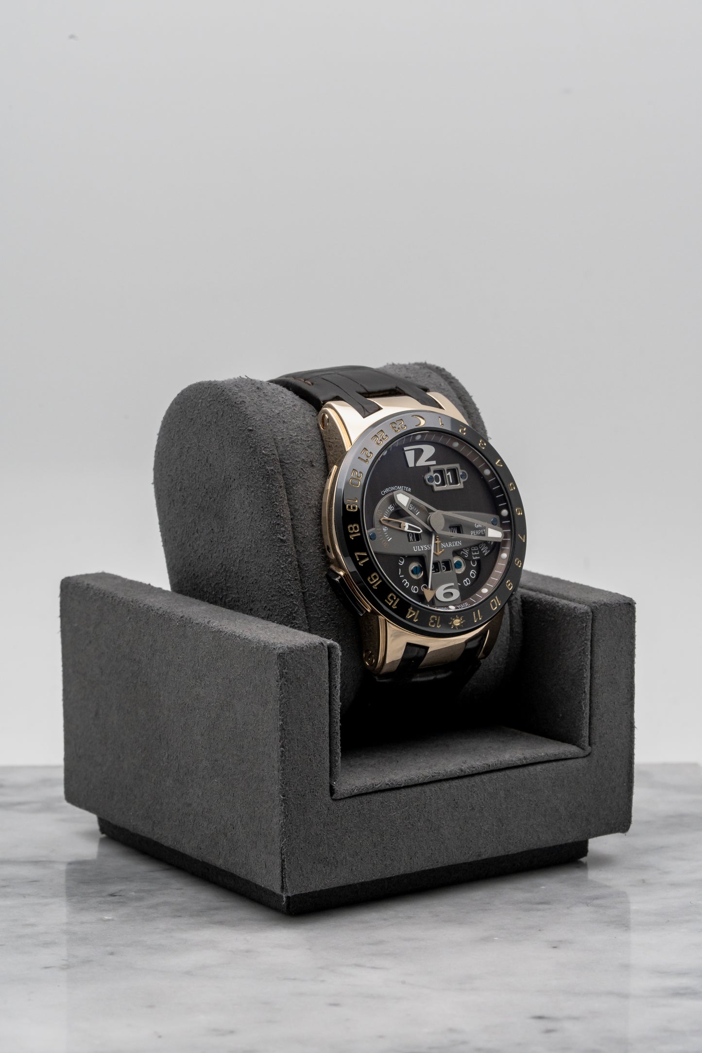 Ulysse Nardin El Toro GMT Perpetual 322-00, Brown Dial