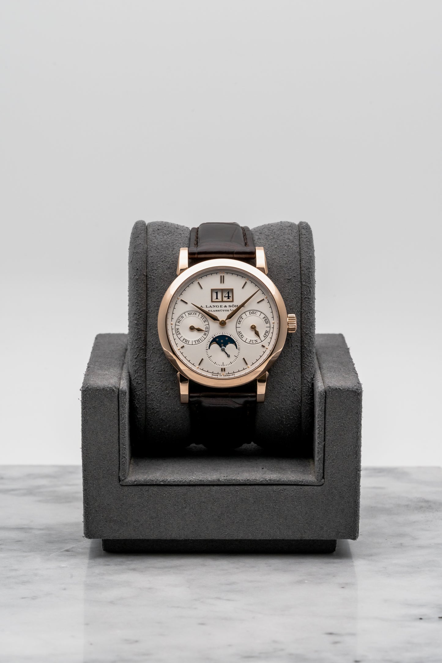 A. Lange & Söhne Saxonia Annual Calendar 330.032, Silver Dial