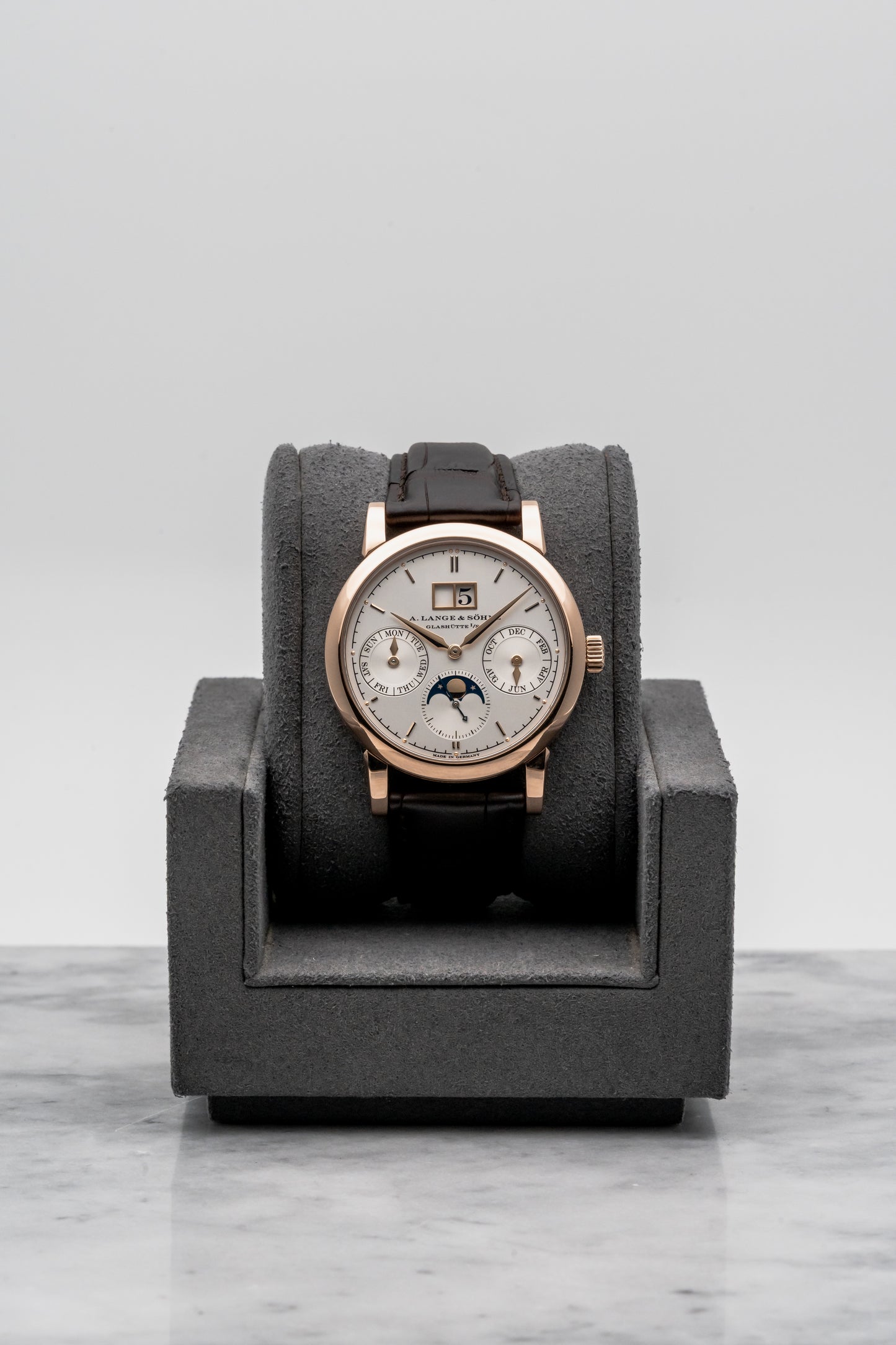 A. Lange & Söhne Saxonia Annual Calendar 330.032, Silver Dial