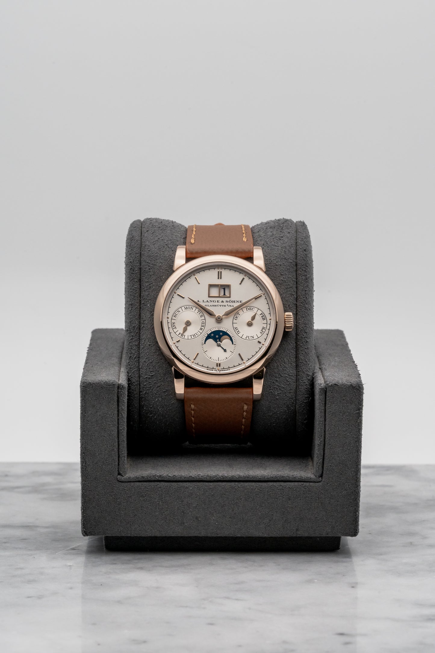 A. Lange & Söhne Saxonia Annual Calendar 330.032, Silver Dial