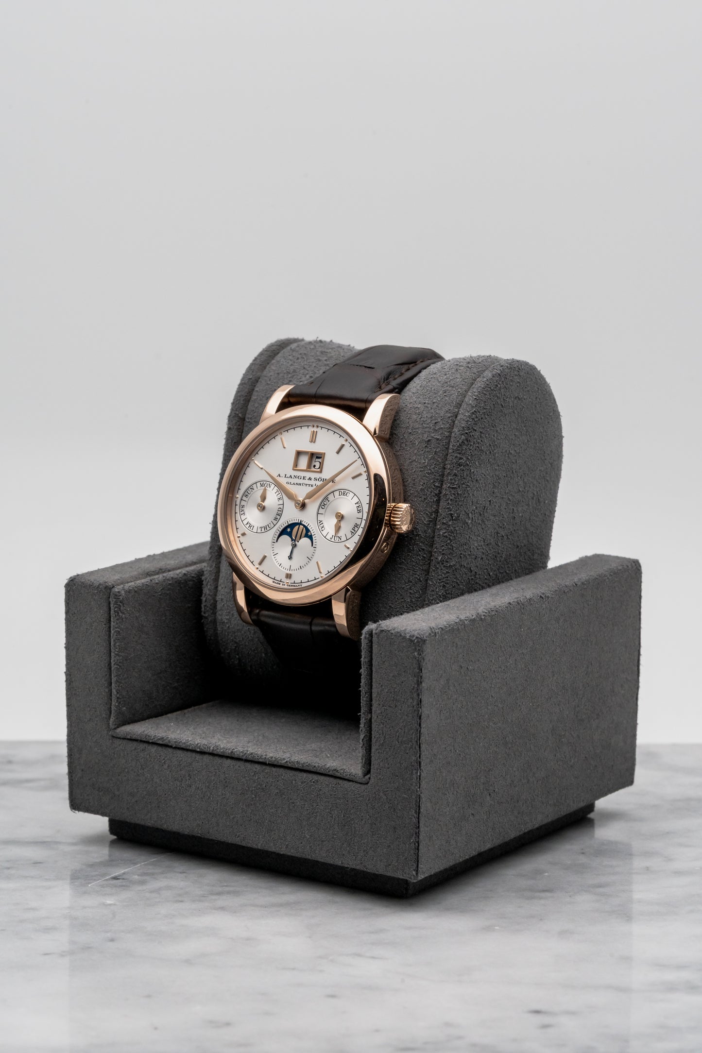 A. Lange & Söhne Saxonia Annual Calendar 330.032, Silver Dial