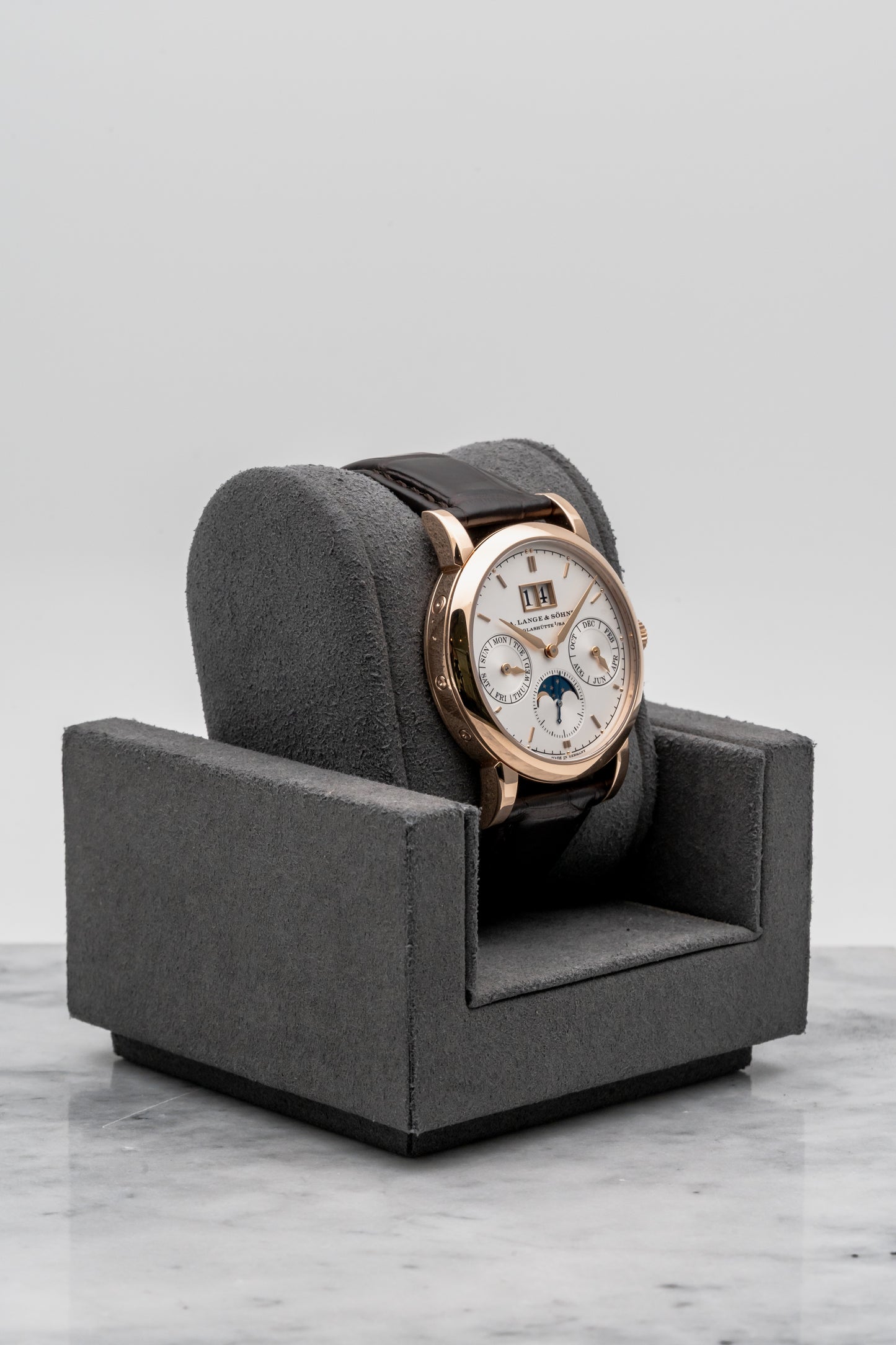 A. Lange & Söhne Saxonia Annual Calendar 330.032, Silver Dial
