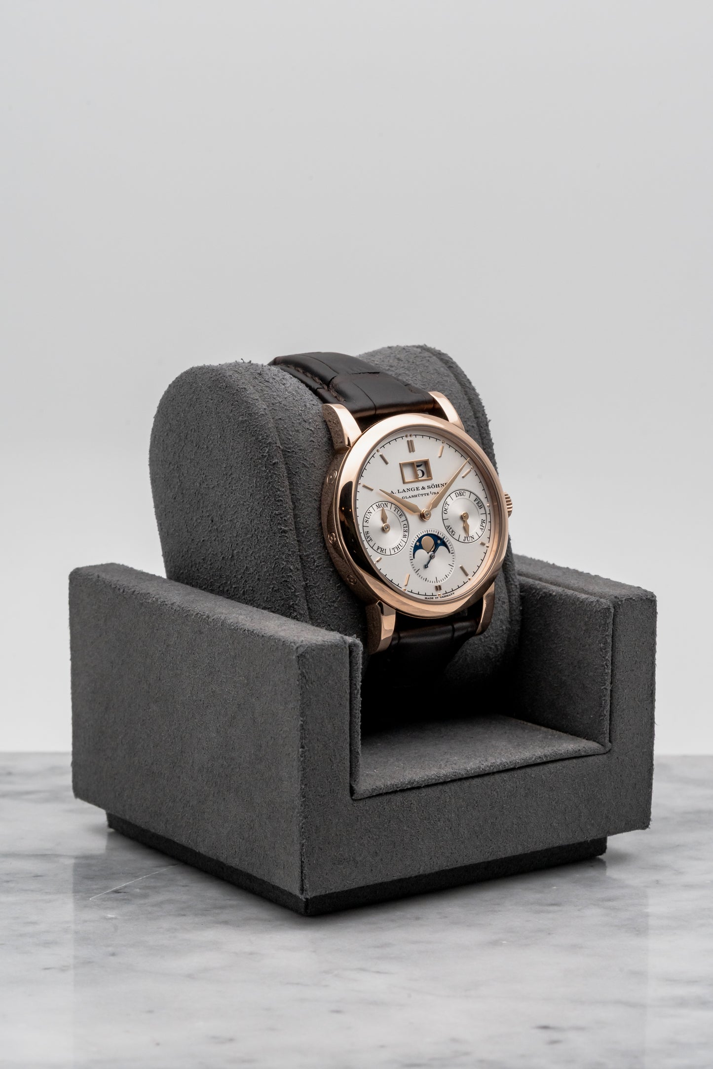 A. Lange & Söhne Saxonia Annual Calendar 330.032, Silver Dial