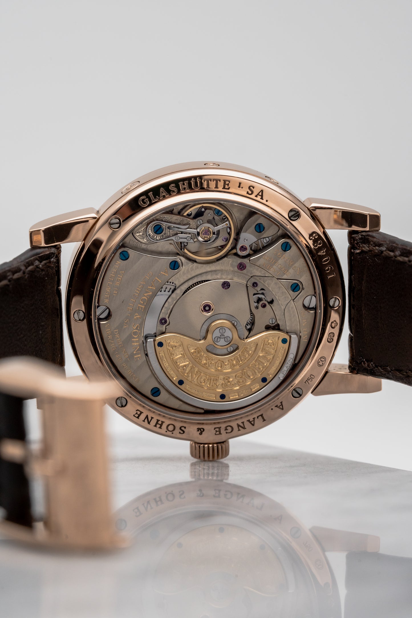 A. Lange & Söhne Saxonia Annual Calendar 330.032, Silver Dial