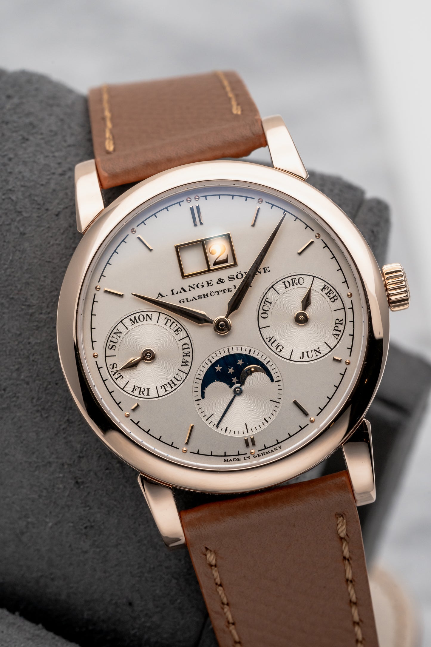 A. Lange & Söhne Saxonia Annual Calendar 330.032, Silver Dial