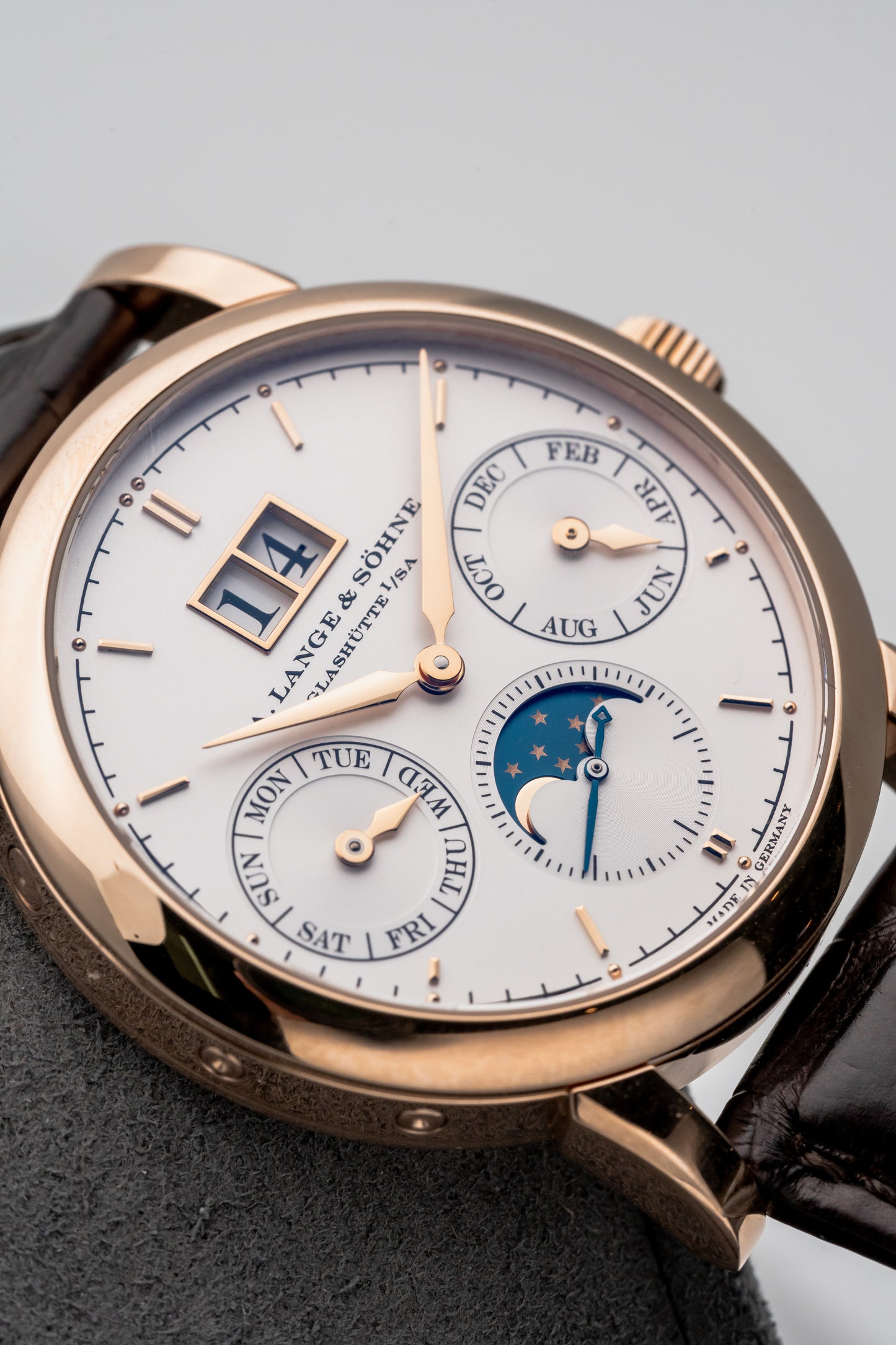 A. Lange & Söhne Saxonia Annual Calendar 330.032, Silver Dial