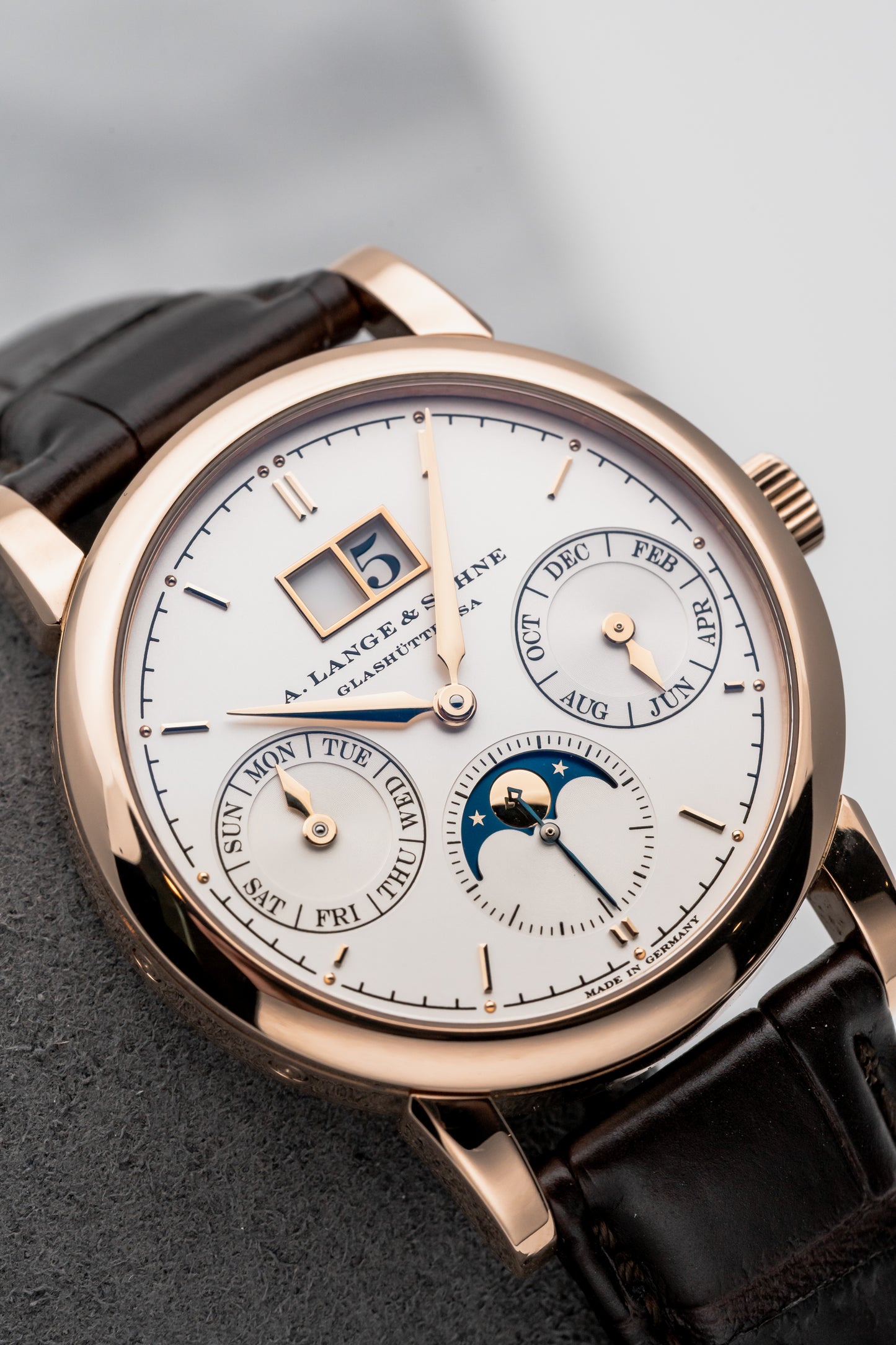A. Lange & Söhne Saxonia Annual Calendar 330.032, Silver Dial