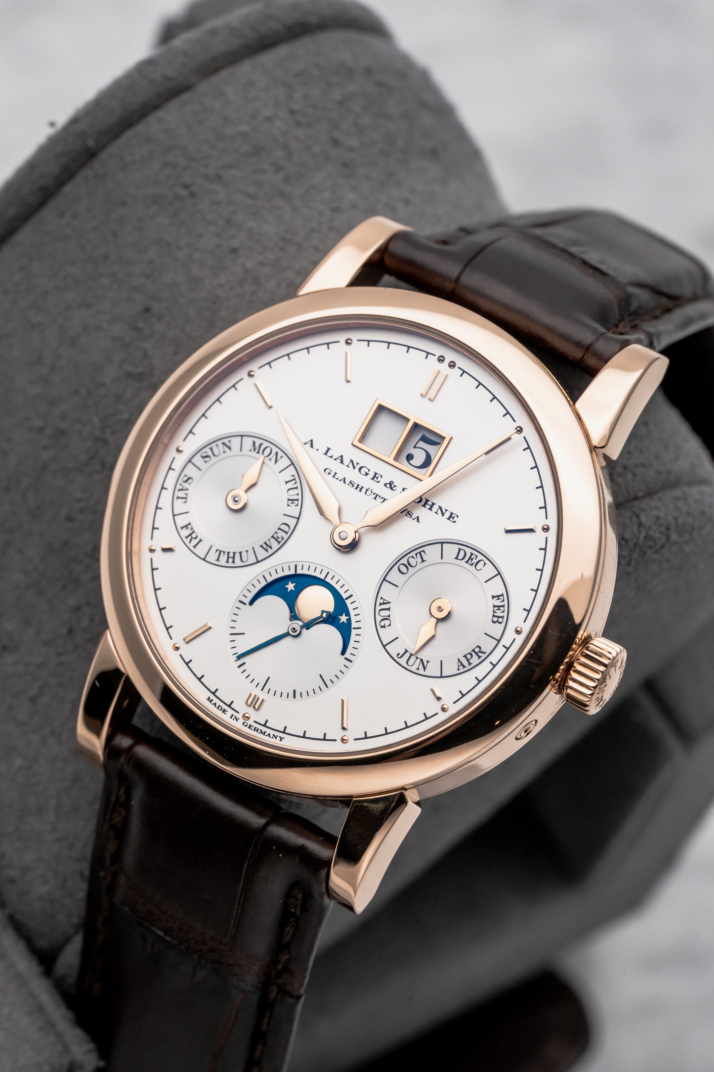 A. Lange & Söhne Saxonia Annual Calendar 330.032, Silver Dial