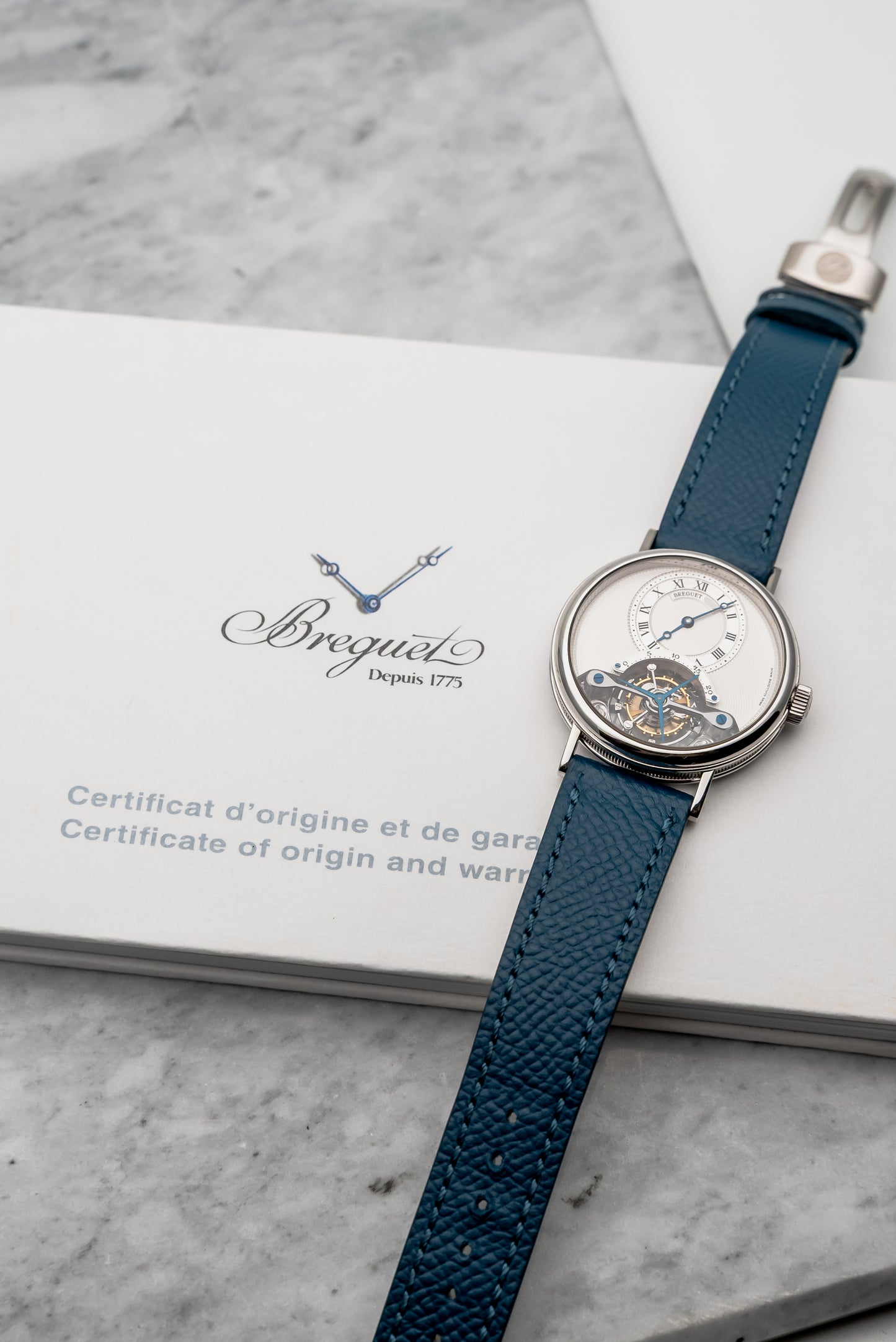 Breguet Classique Tourbillon 3357BB, White Gold
