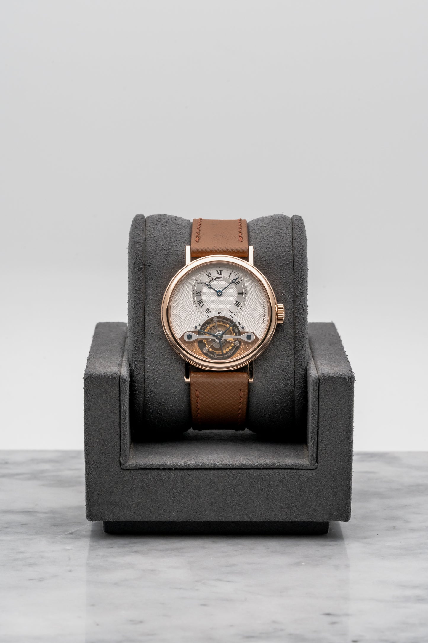 Breguet Classique Tourbillon 3357BR/12/986 Silver Guilloché Dial