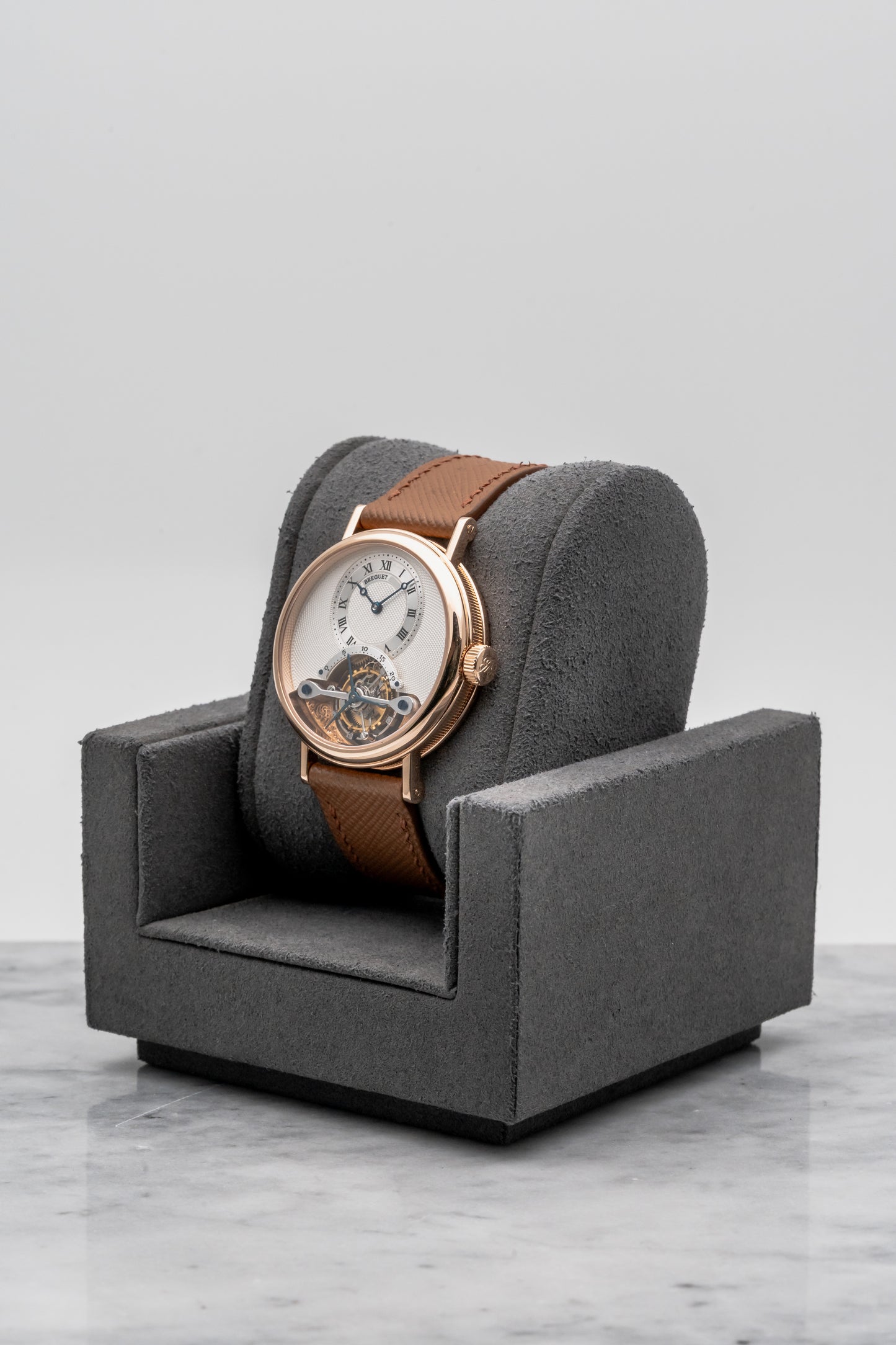 Breguet Classique Tourbillon 3357BR/12/986 Silver Guilloché Dial