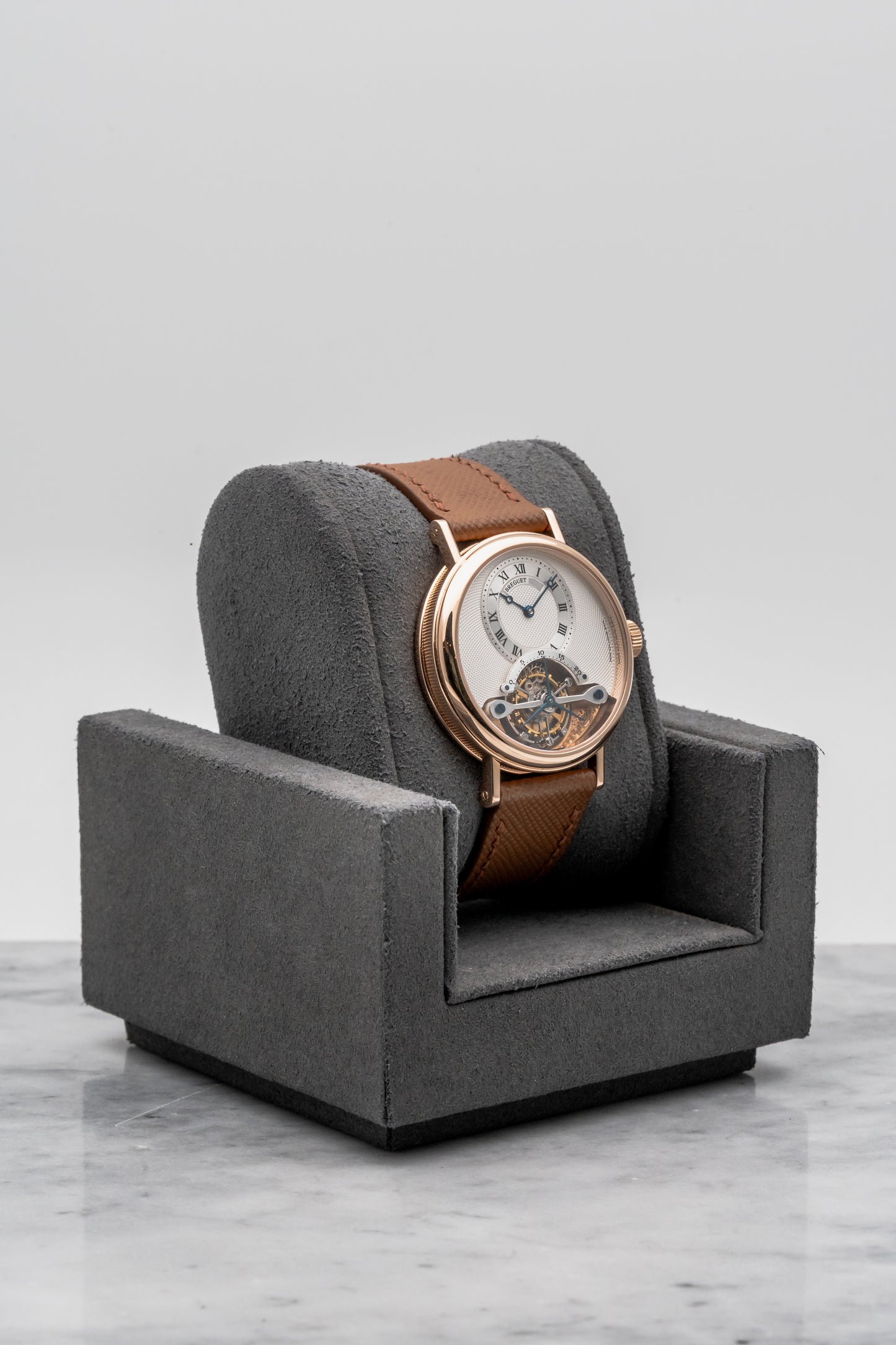 Breguet Classique Tourbillon 3357BR/12/986 Silver Guilloché Dial