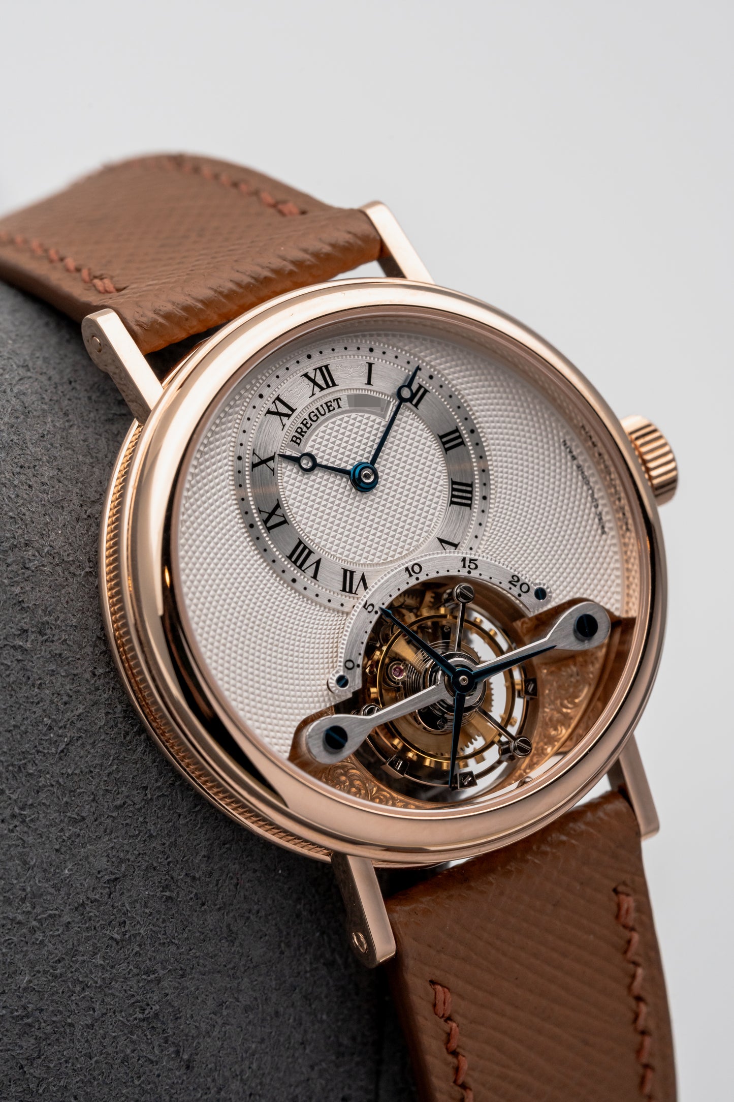 Breguet Classique Tourbillon 3357BR/12/986 Silver Guilloché Dial