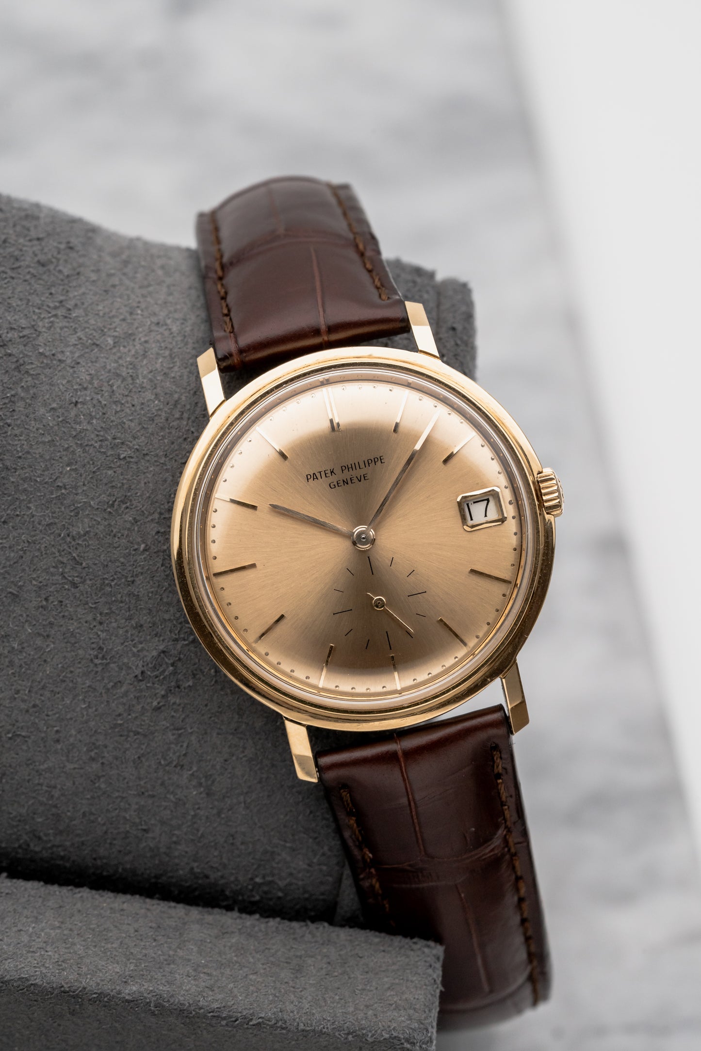 Patek Philippe Calatrava 3445J Champagne Dial