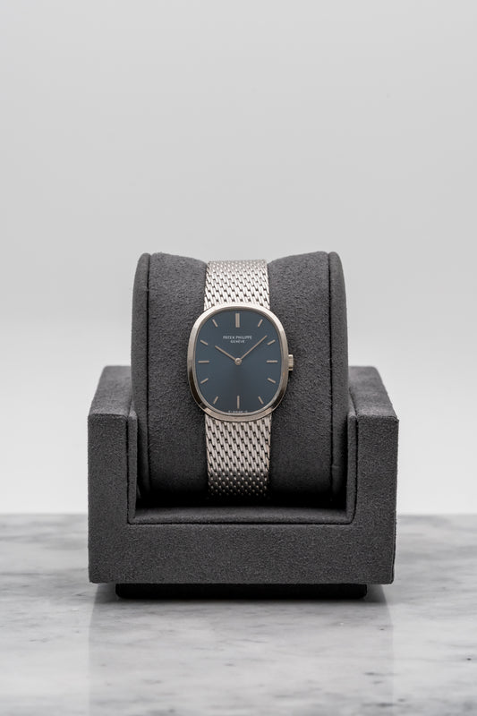 Patek Philippe Golden Ellipse 3548/1 Blue Dial