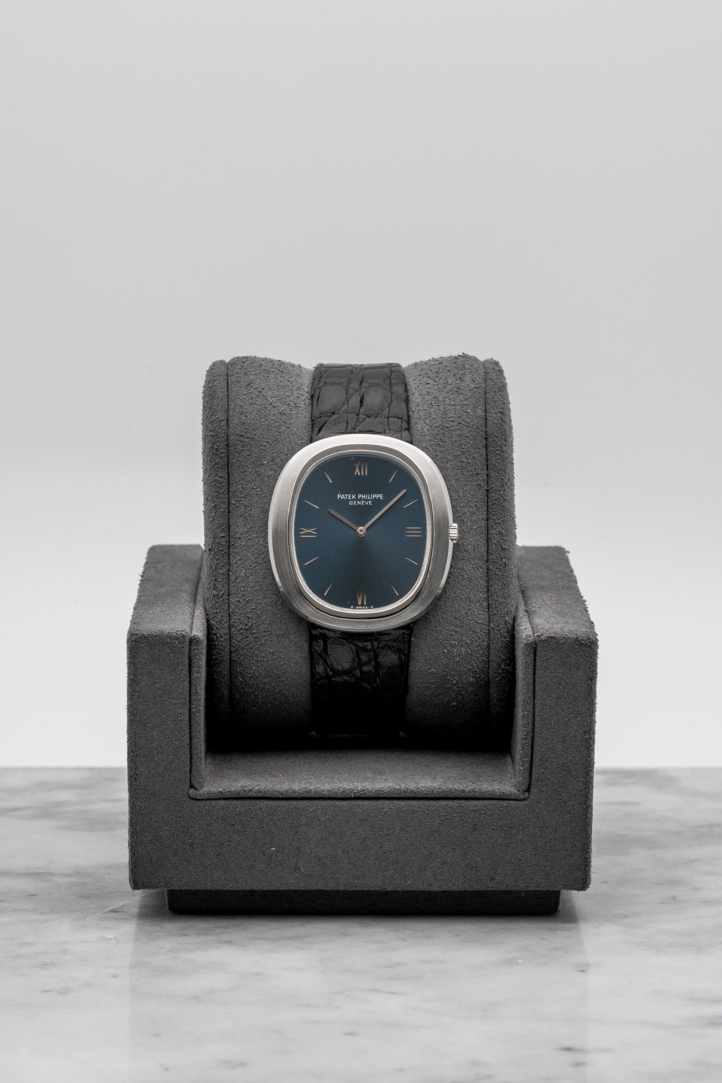 Patek Philippe Ellipse 3589G, Blue Dial