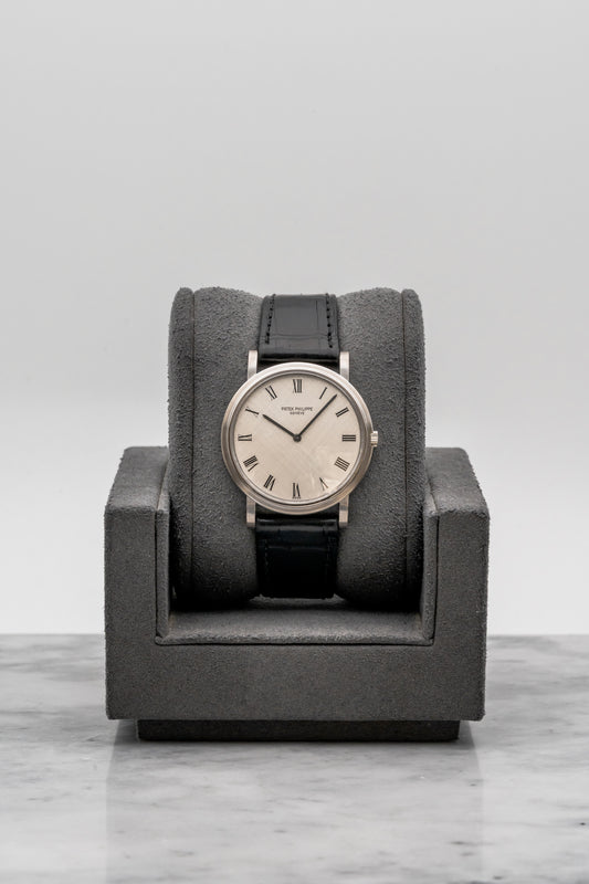 Patek Philippe Calatrava 3591G Linen-Textured Dial