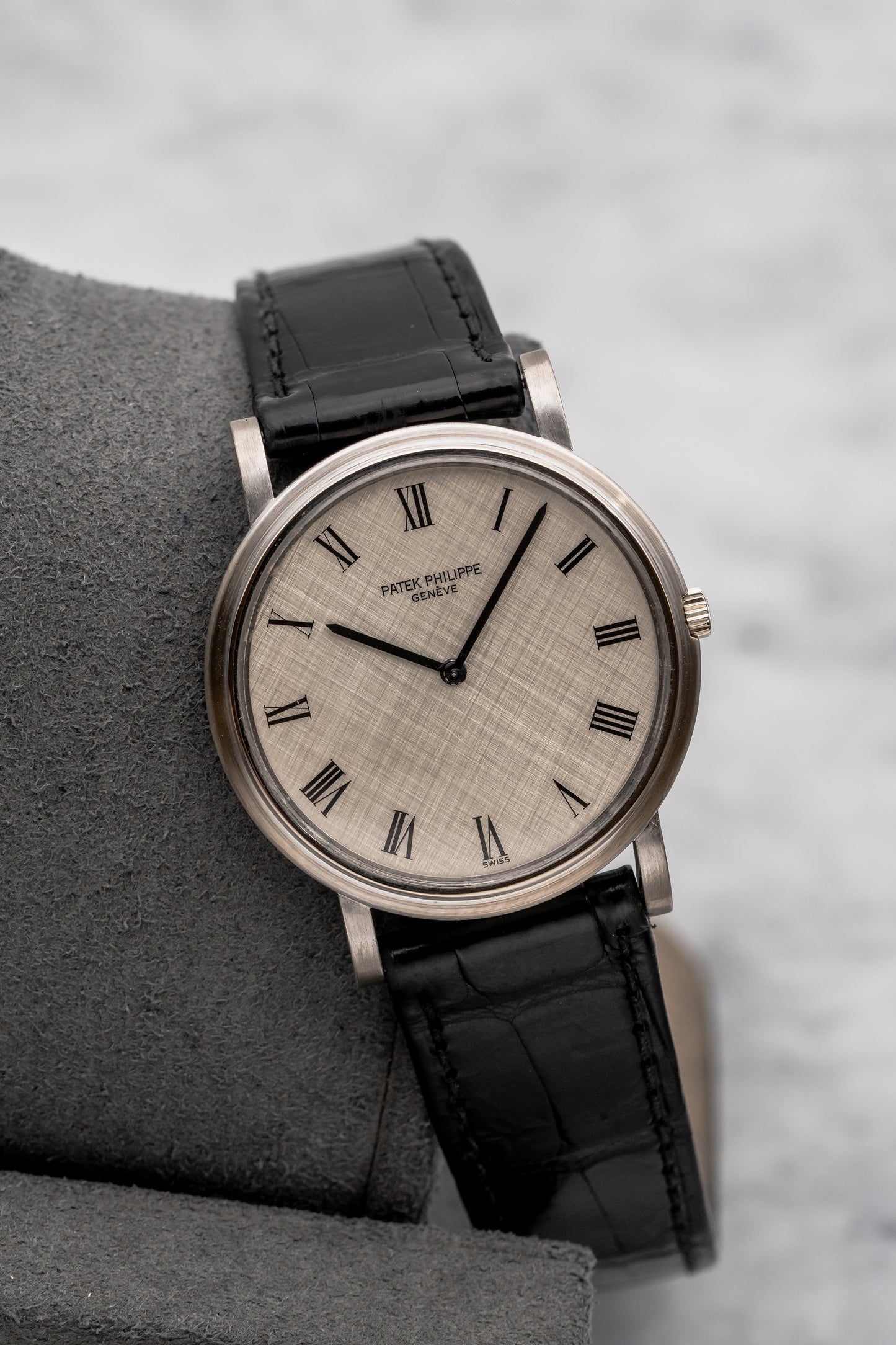 Patek Philippe Calatrava 3591G Linen-Textured Dial
