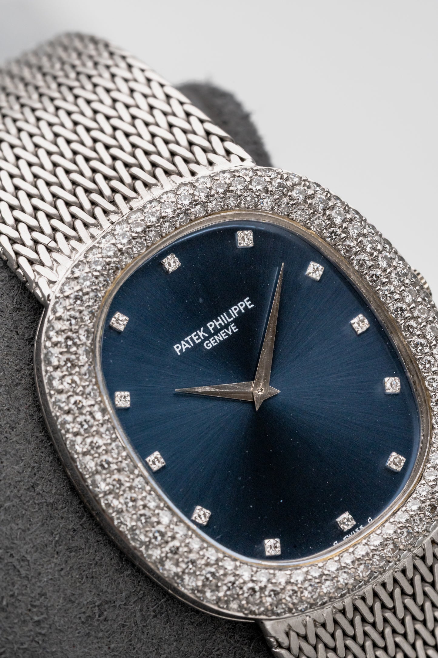 Patek Philippe Golden Ellipse 3609/1G Blue Dial