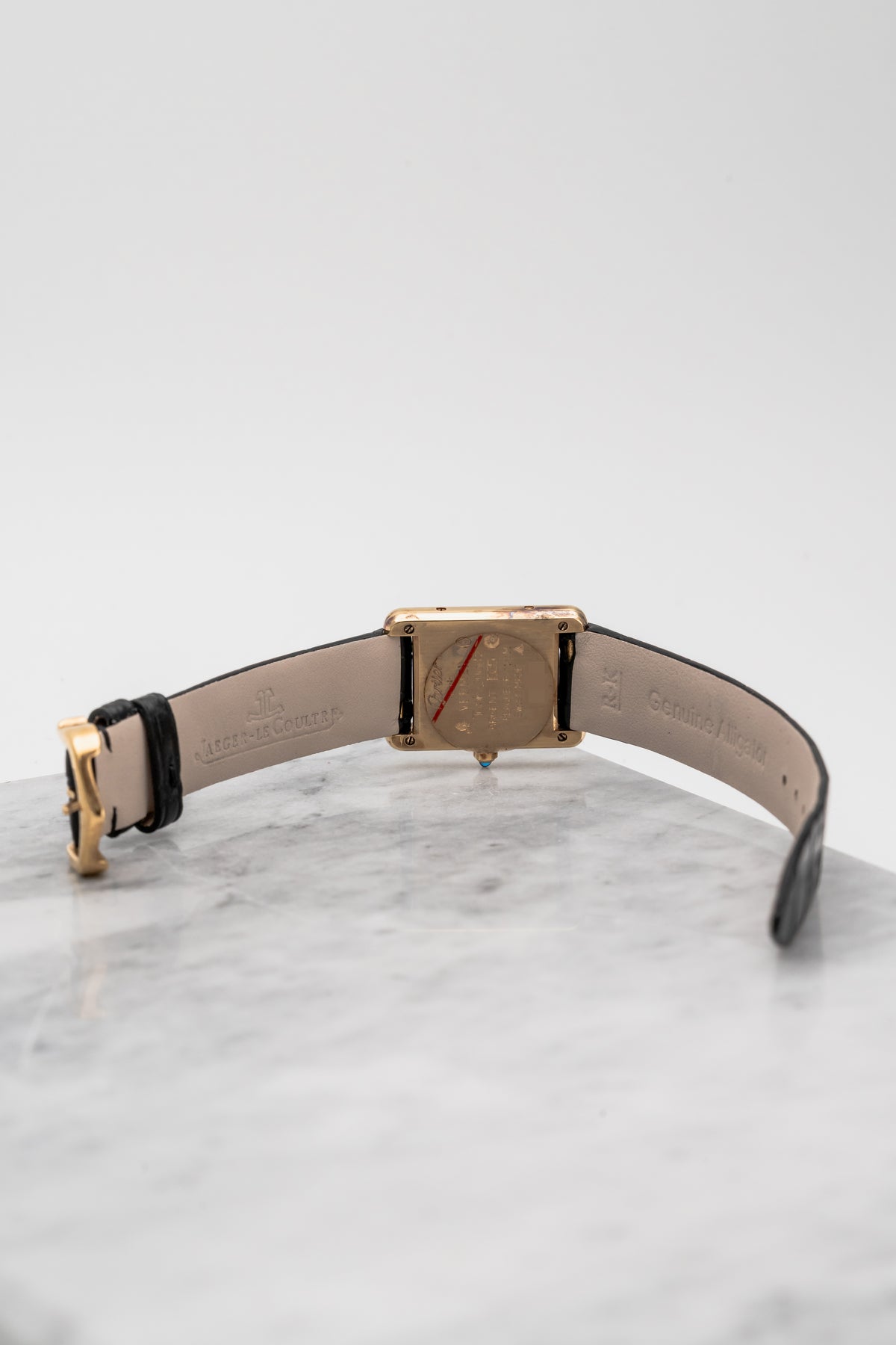 Cartier Tank Must 366001 Gold Striped Dial