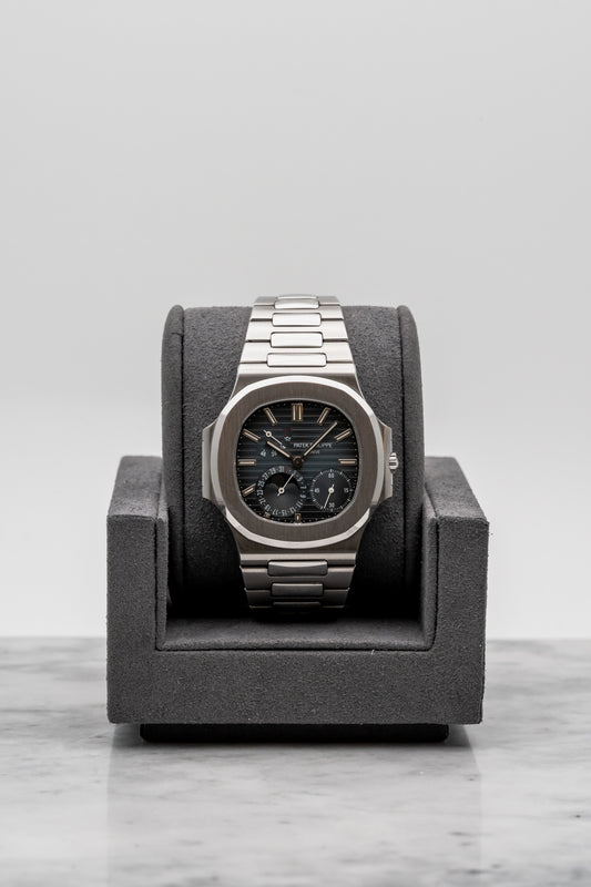 Patek Philippe Nautilus Moonphase Calendar 3712/1A Blue/Grey Dial