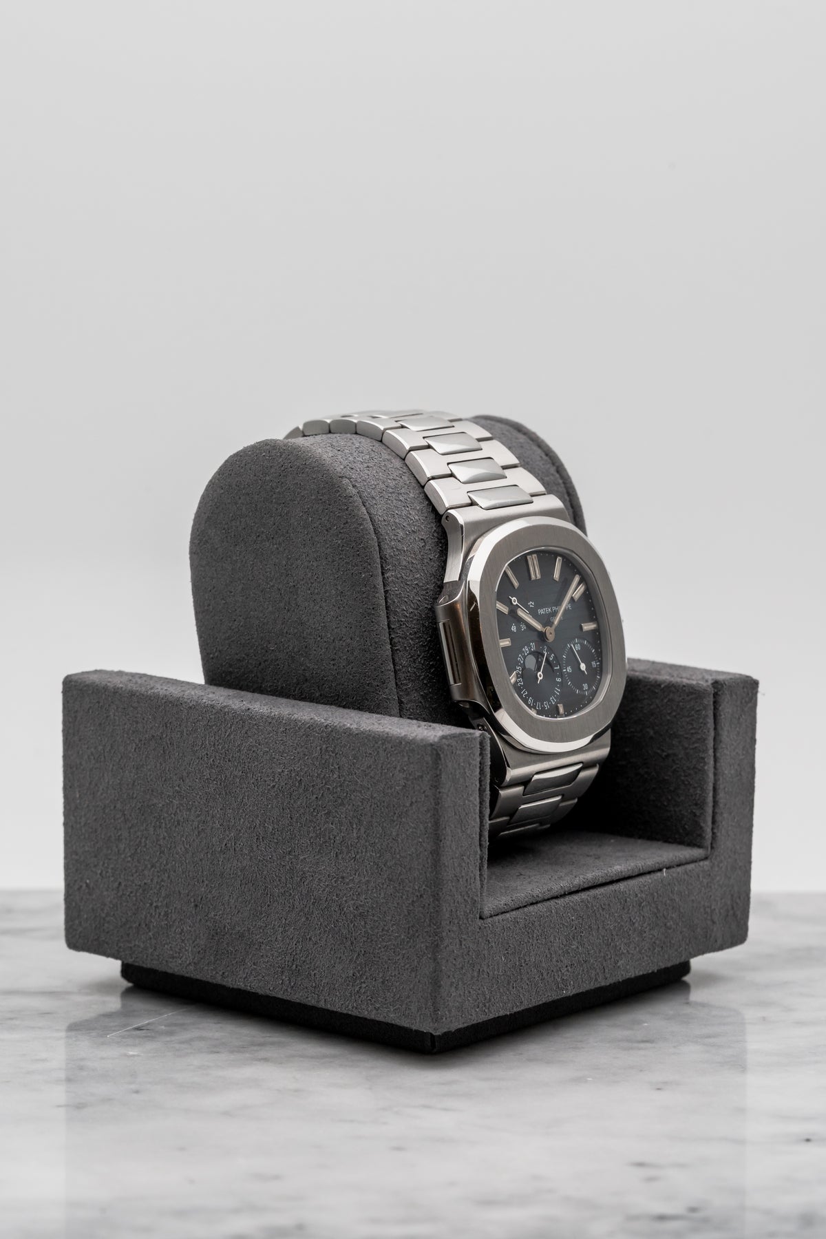 Patek Philippe Nautilus Moonphase Calendar 3712/1A Blue/Grey Dial