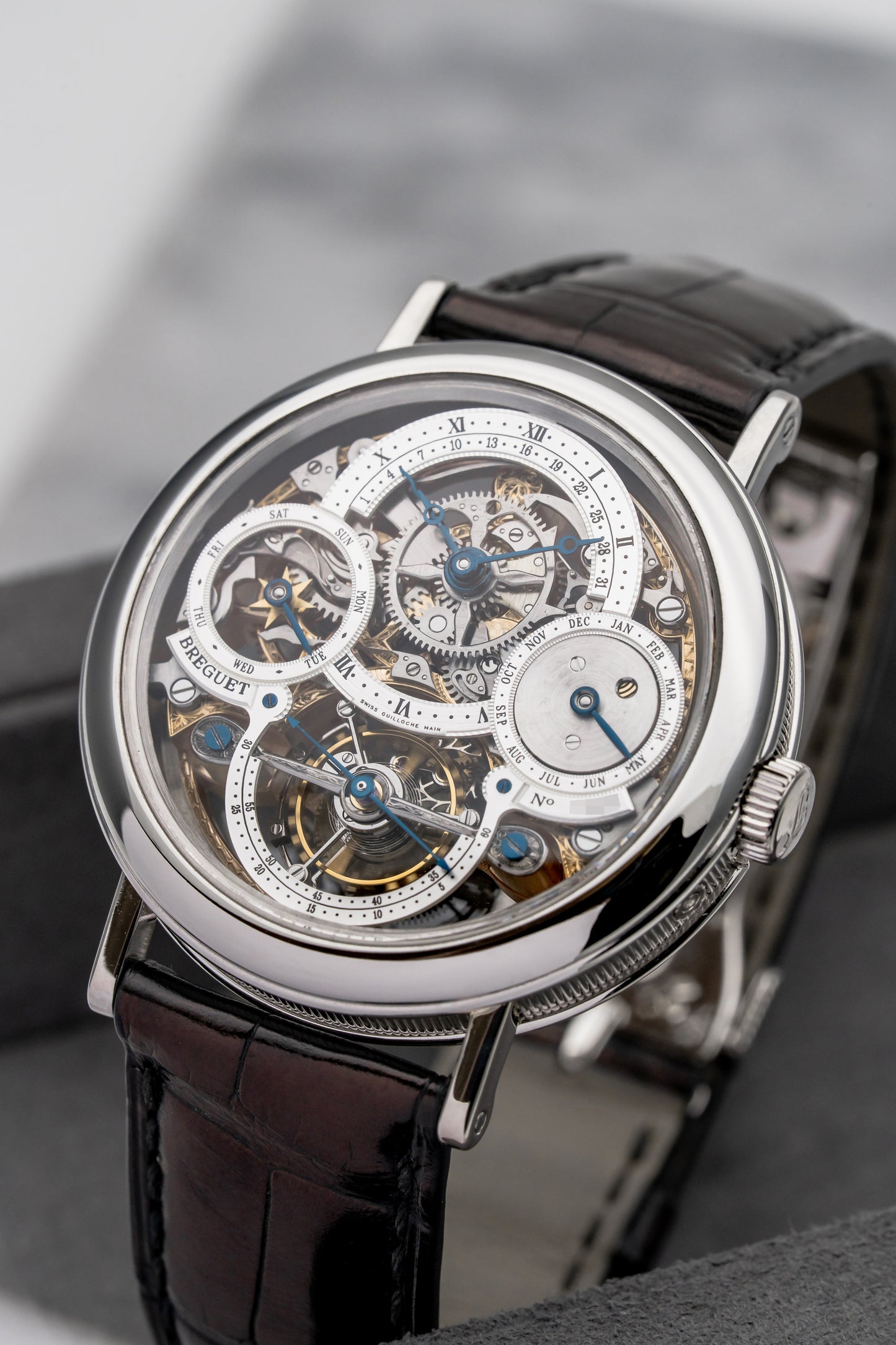 Breguet Classique 3755PR Tourbillon Perpetual Calendar Skeleton, Skeleton Dial