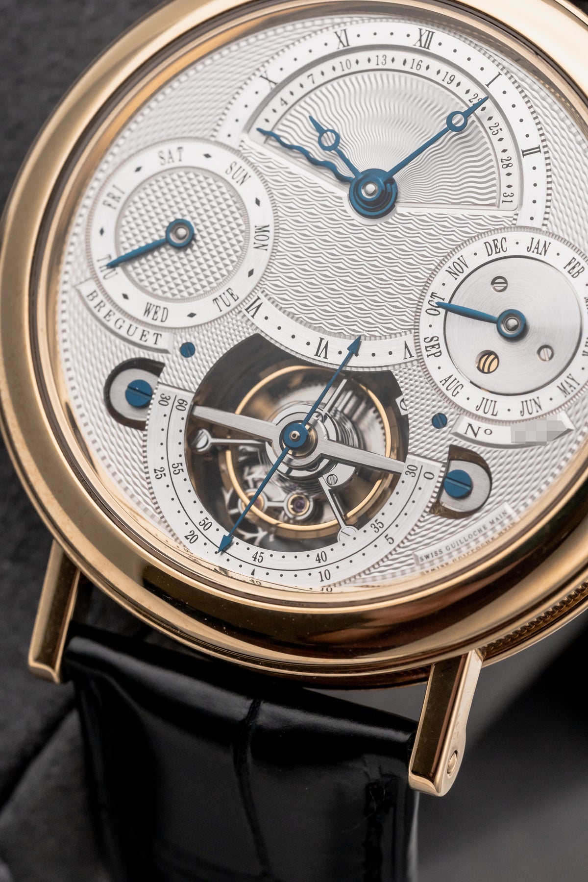 Breguet Classique Tourbillon Perpetual Calendar 3757BA Silver Dial