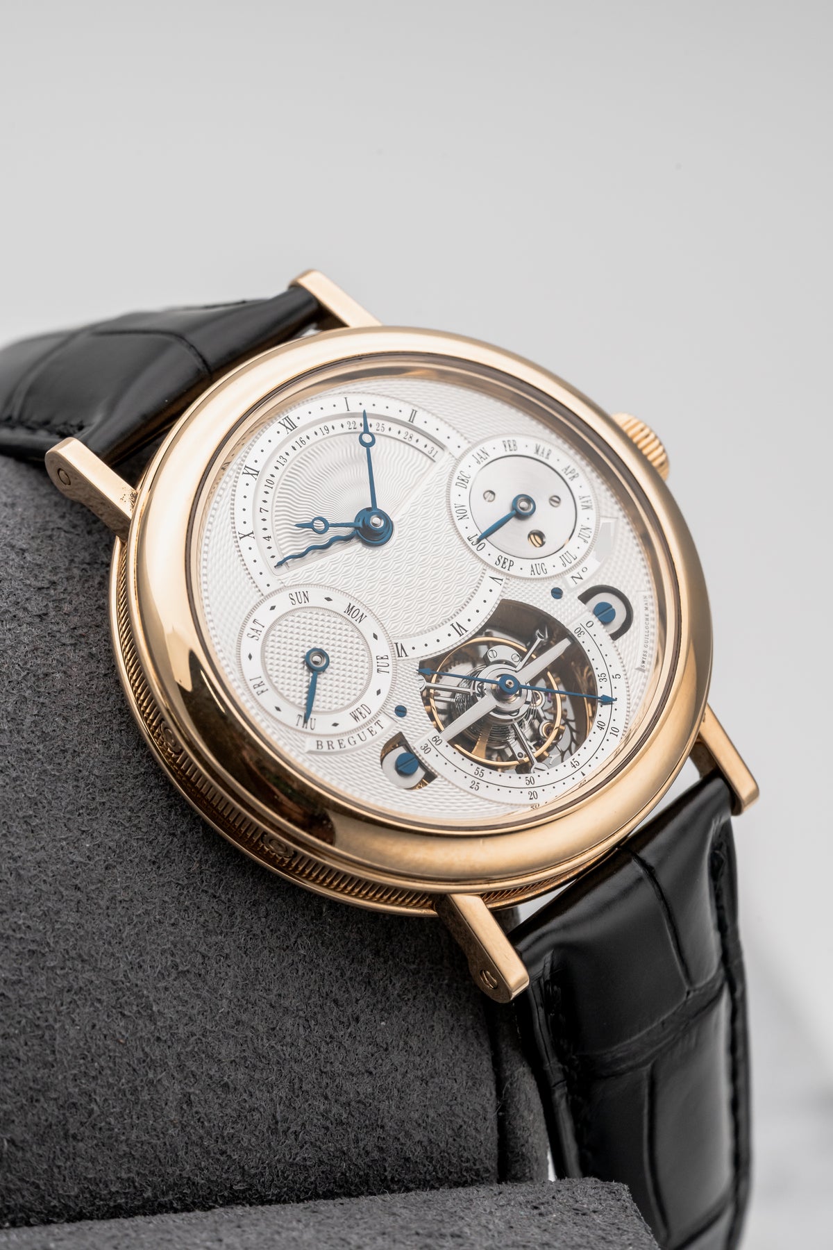Breguet Classique Tourbillon Perpetual Calendar 3757BA Silver Dial