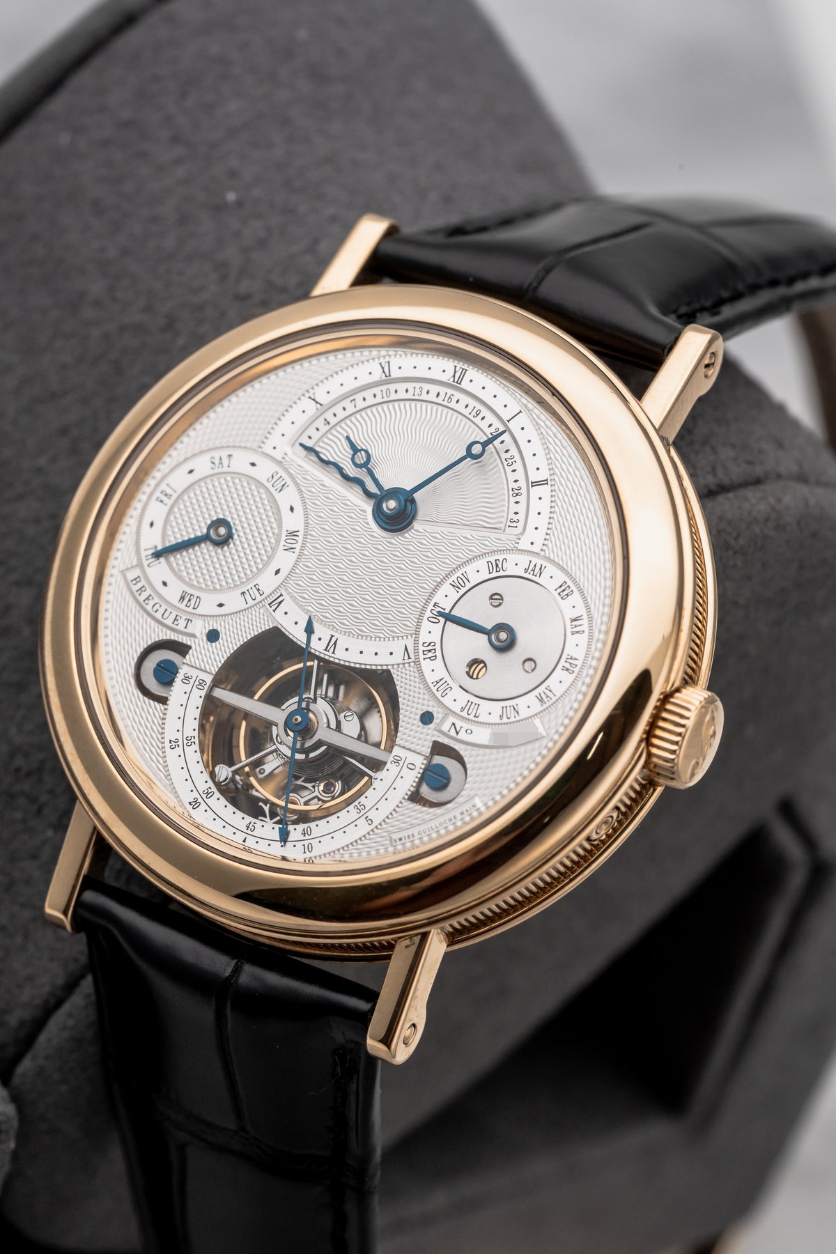 Breguet Classique Tourbillon Perpetual Calendar 3757BA Silver Dial