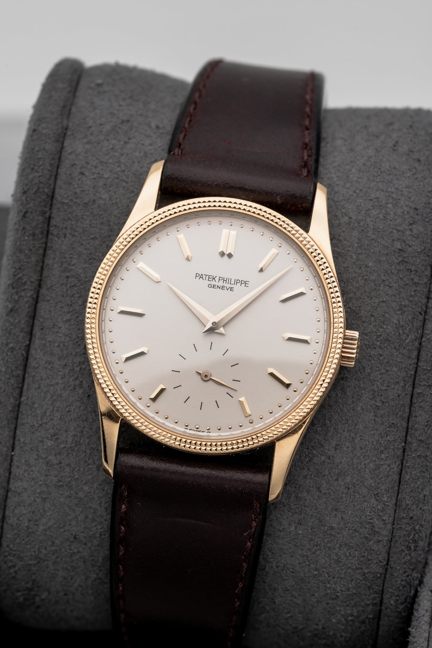 Patek Philippe Calatrava 3796D Hobnail, Silver Dial